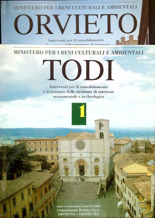 Ministero per i Beni Culturali e Ambientali. TODI-ORVIETO - copertina