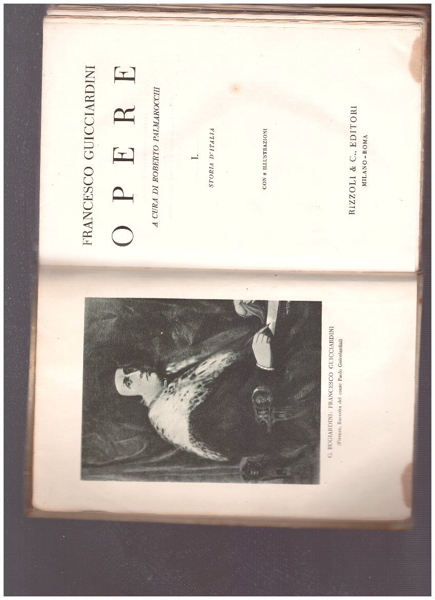 OPERE I Storia d'Italia - copertina