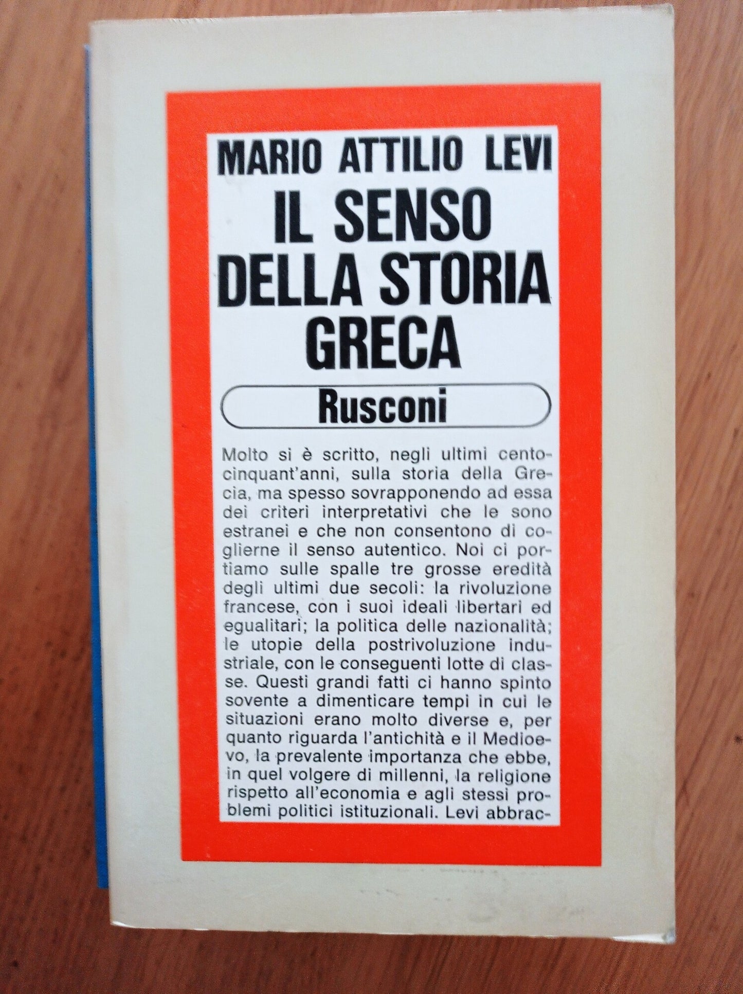 Il senso della storia greca - copertina