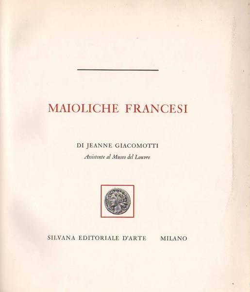 MAIOLICHE FRANCESI - copertina