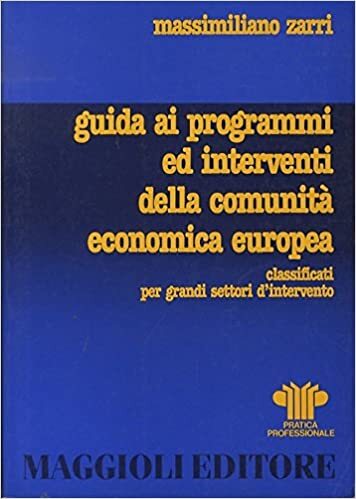 Guida ai programmi ed interventi della comunita' economica europea - copertina