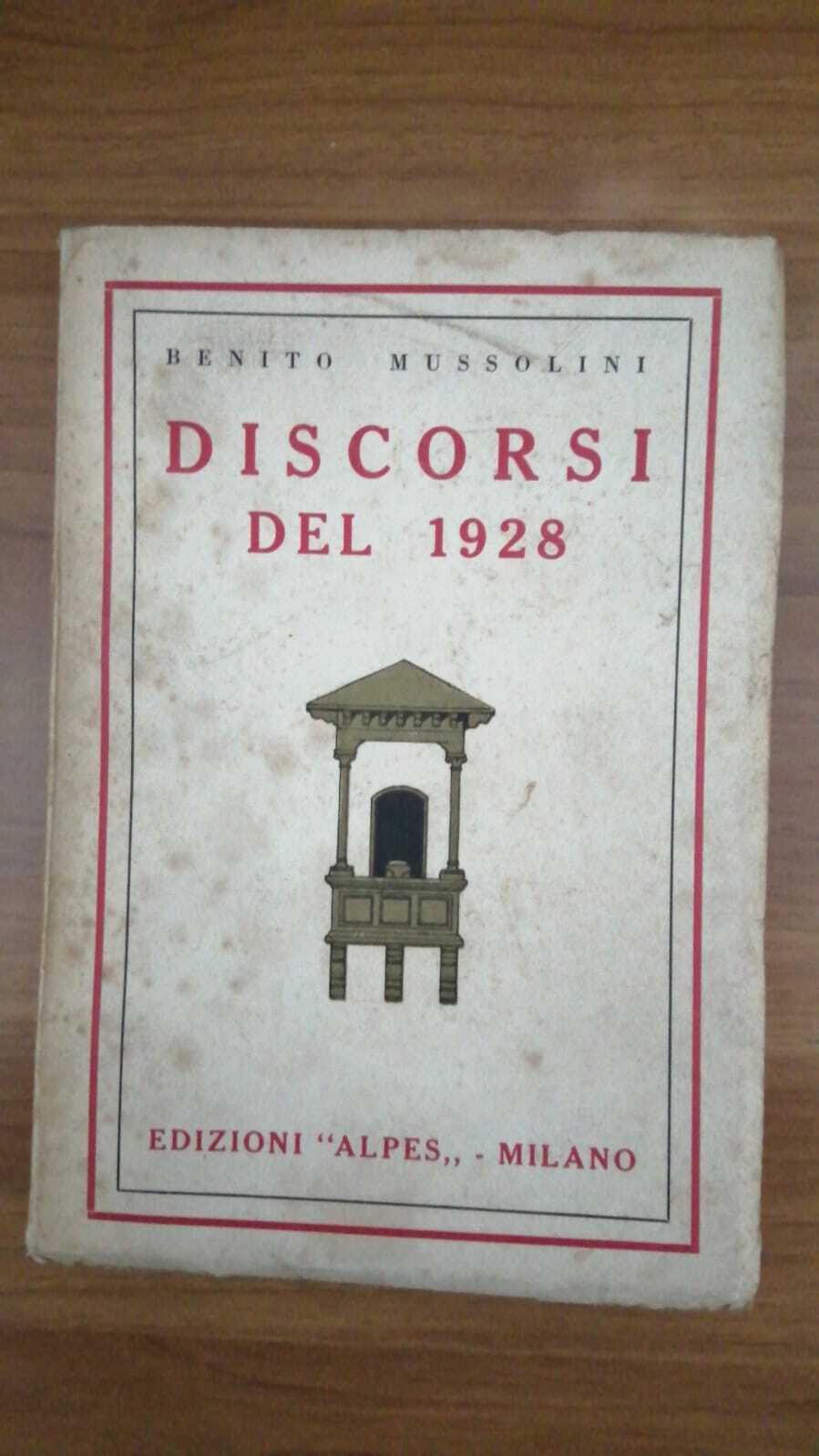 Discorsi del 1928 - copertina