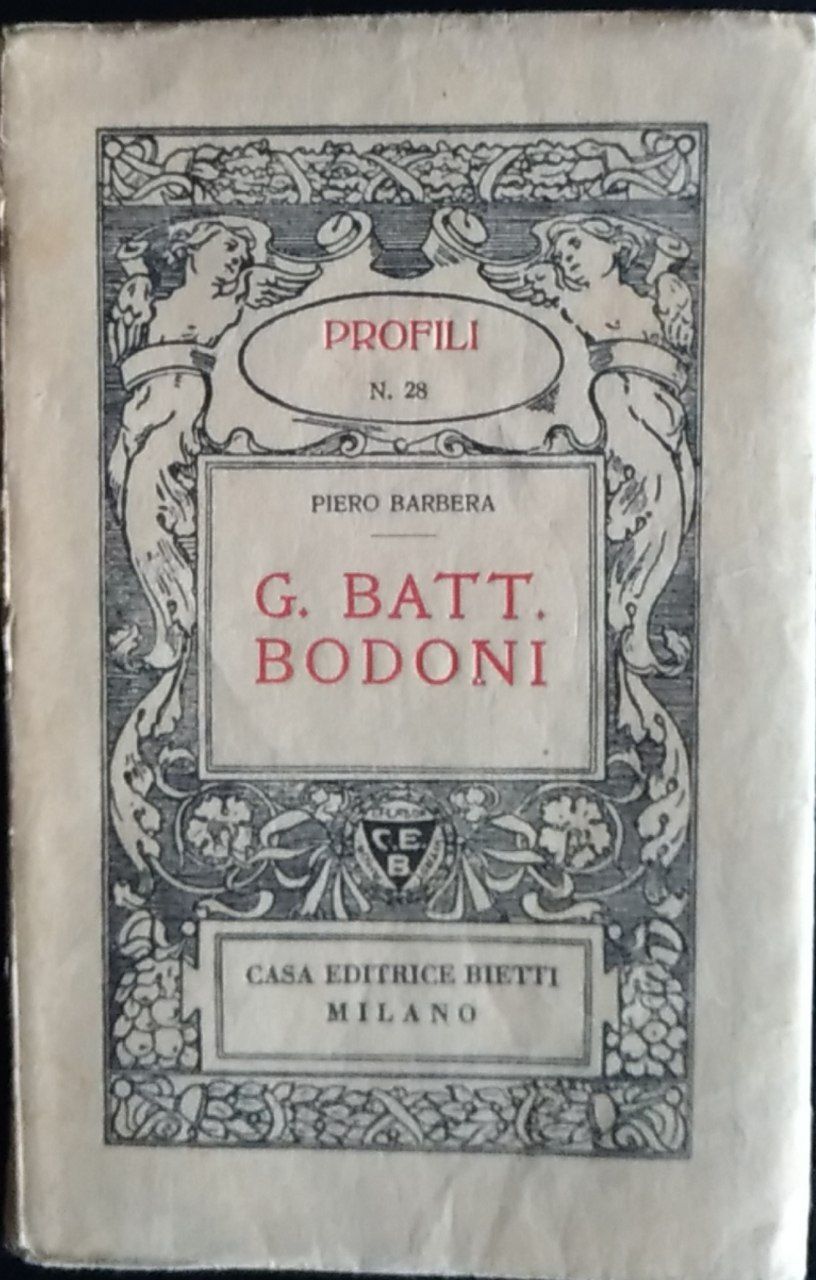 G. Batt. Bodoni - copertina
