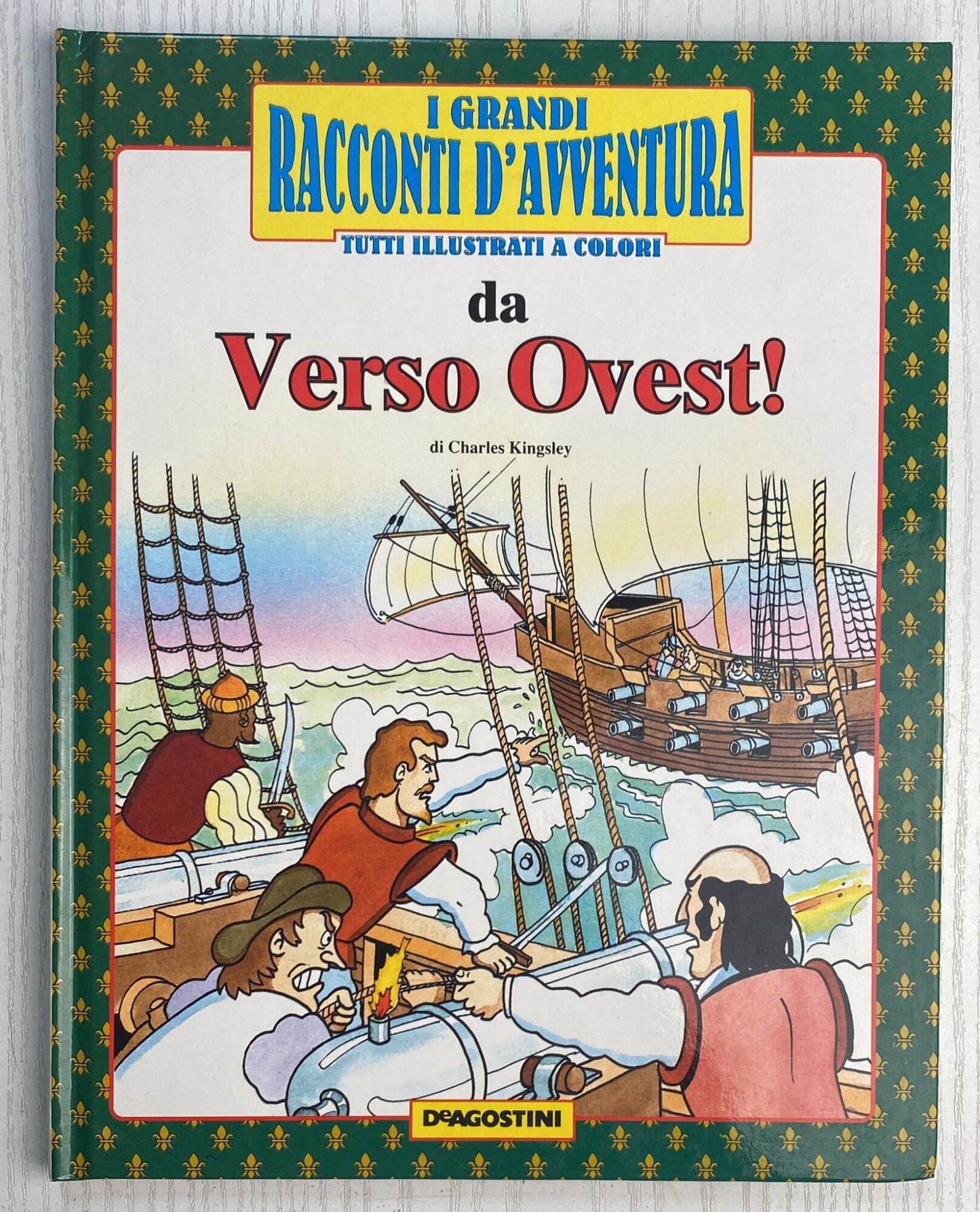 I grandi racconti d'avventura. (6 volumi) L'isola del tesoro, la freccia nera, Odissea, Rob Roy, il puledro nero, verso ovest! - copertina