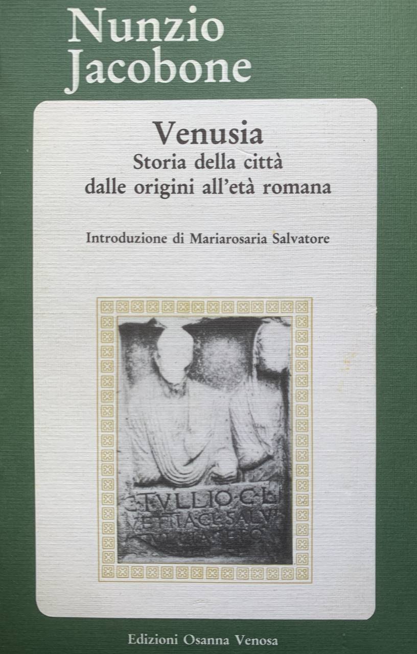 Venusia. Storia della città dalle origini all'età romana - copertina
