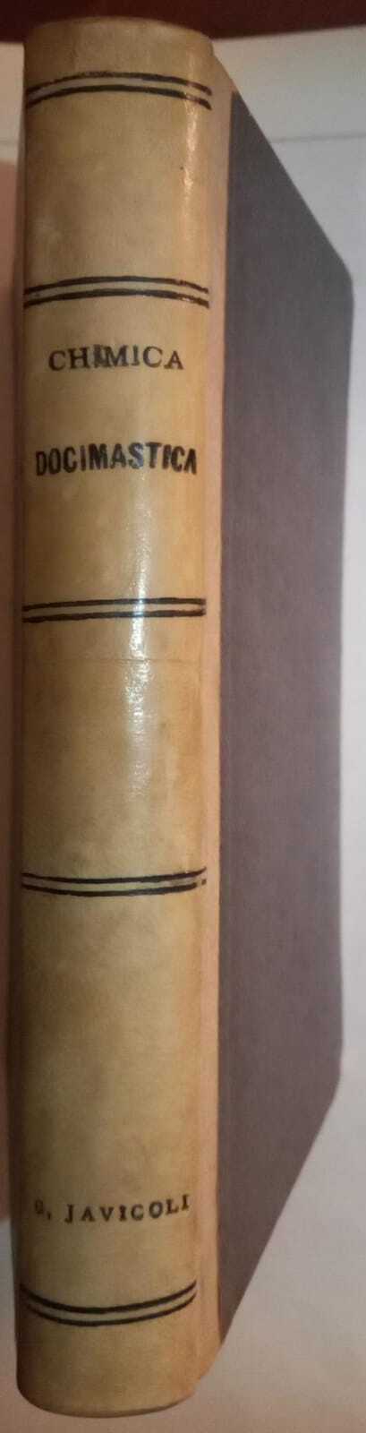 Chimica Docimastica - copertina