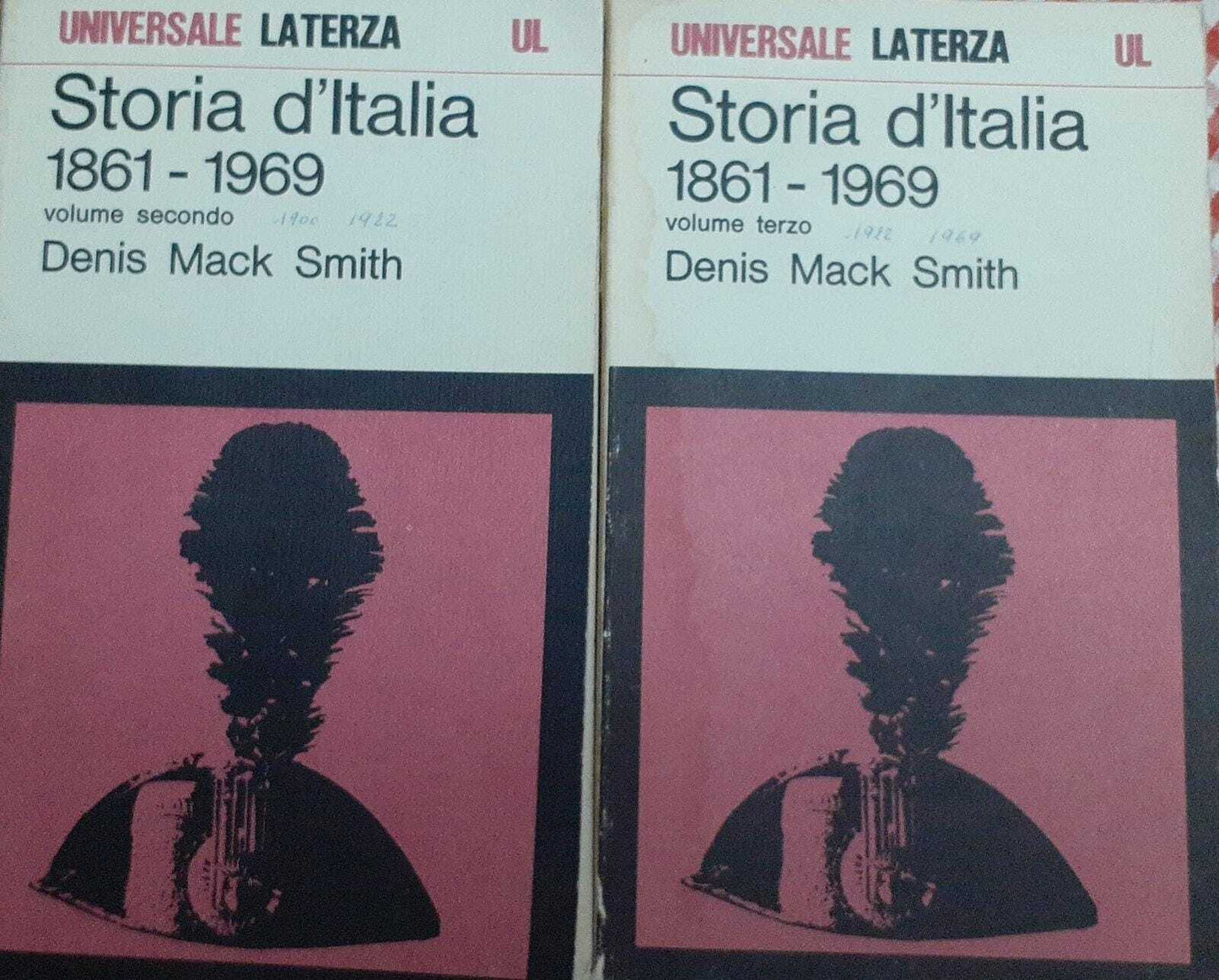 Storia d'Italia 1861-1969. Volume secondo, terzo. - copertina