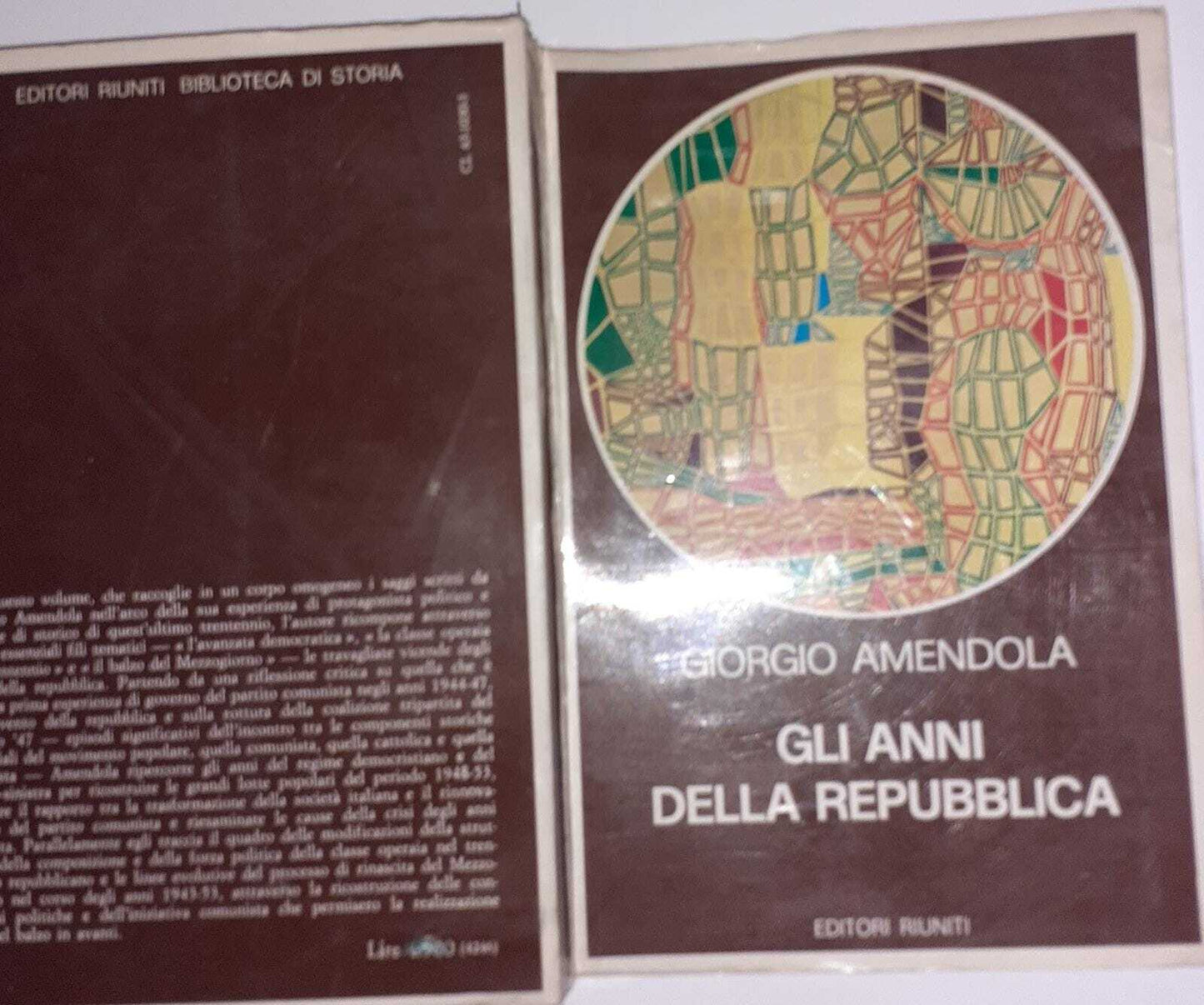 Gli anni della Repubblica - copertina