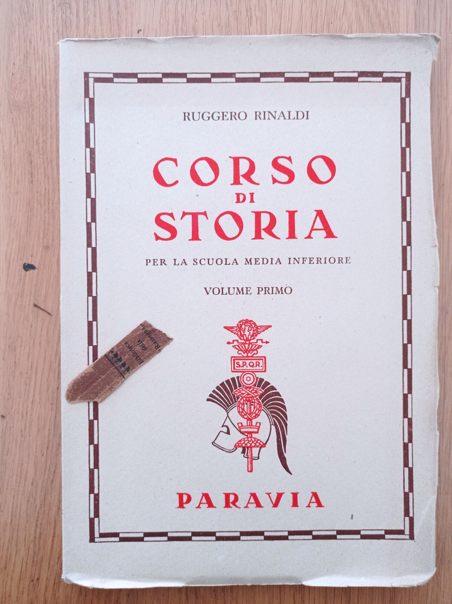 Corso di storia Vol. 1 - copertina