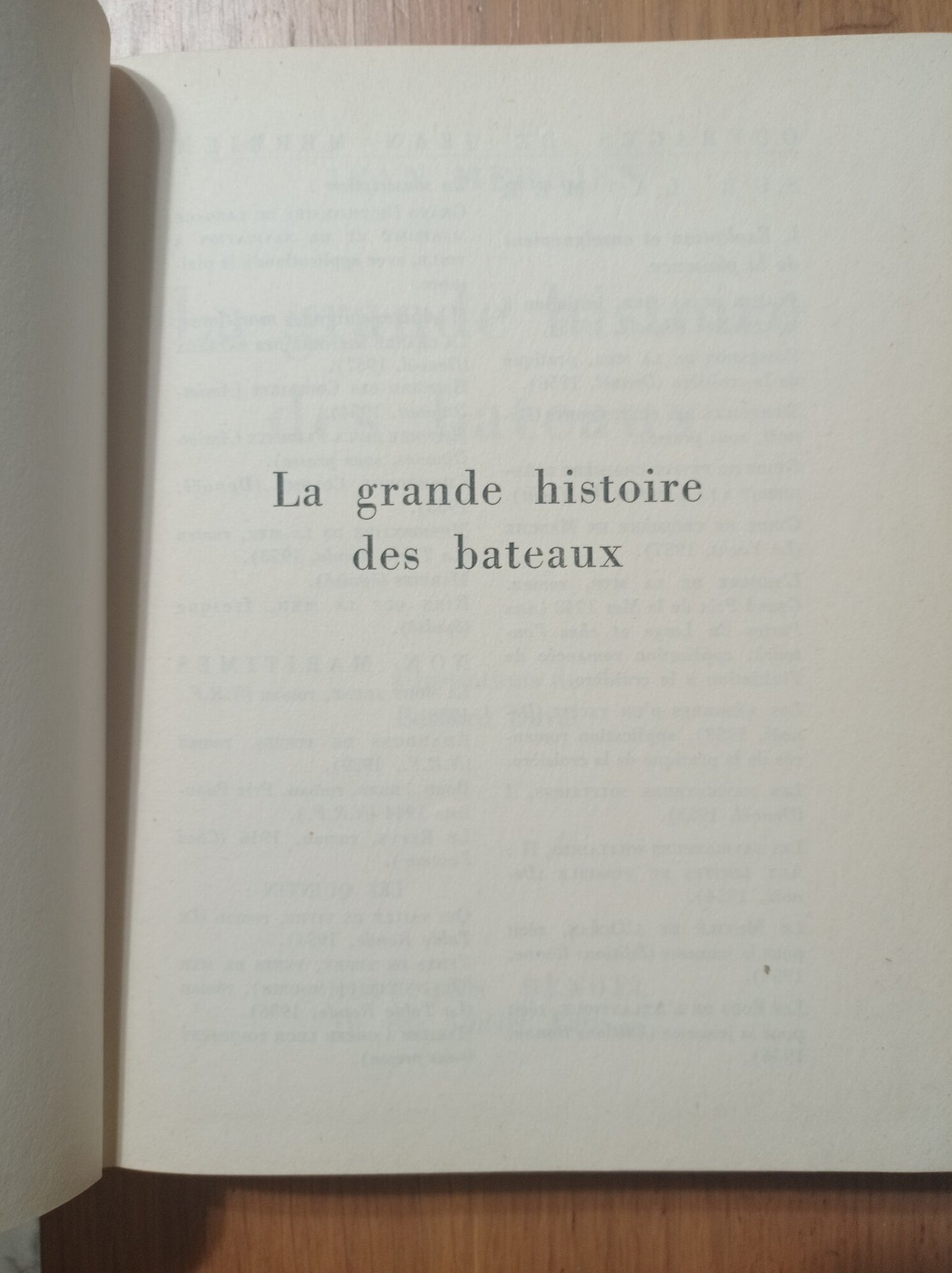 La grande histoire des bateaux - copertina