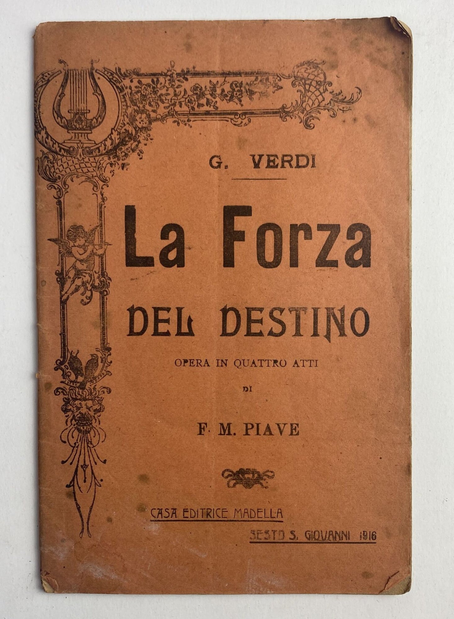 La forza del destino - copertina