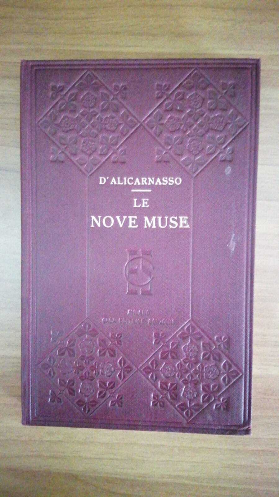 Le Nove Muse - Istorie delle imprese dè Greci e dè Barbari volgarizzata da Giulio Cesare Becelli - copertina
