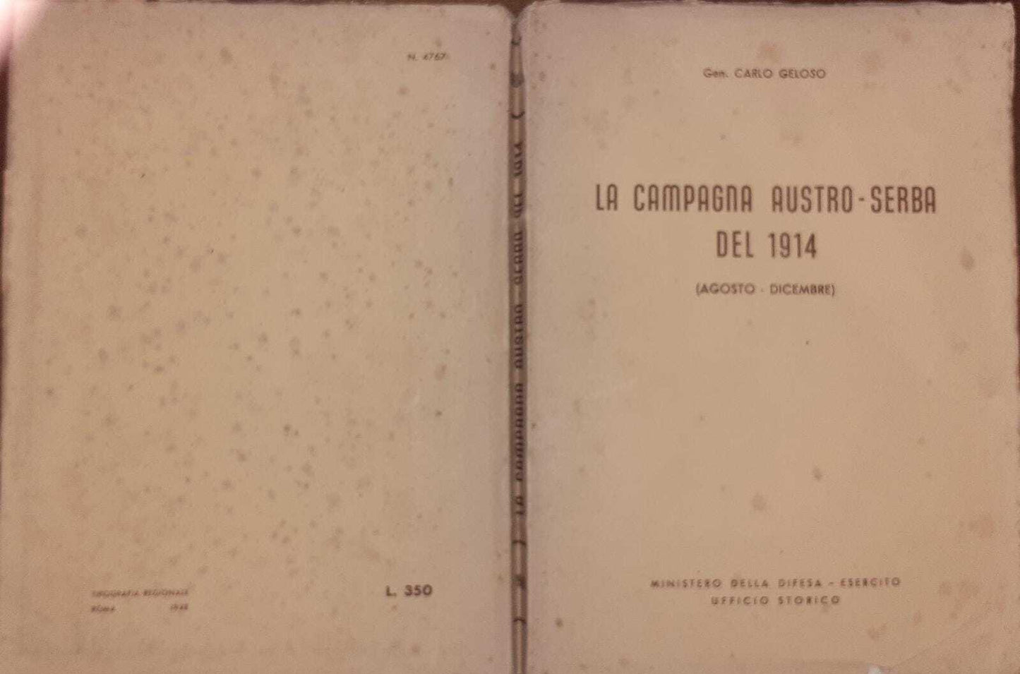 La campagna Austro-Serba del 1914 (agosto-dicembre) - copertina