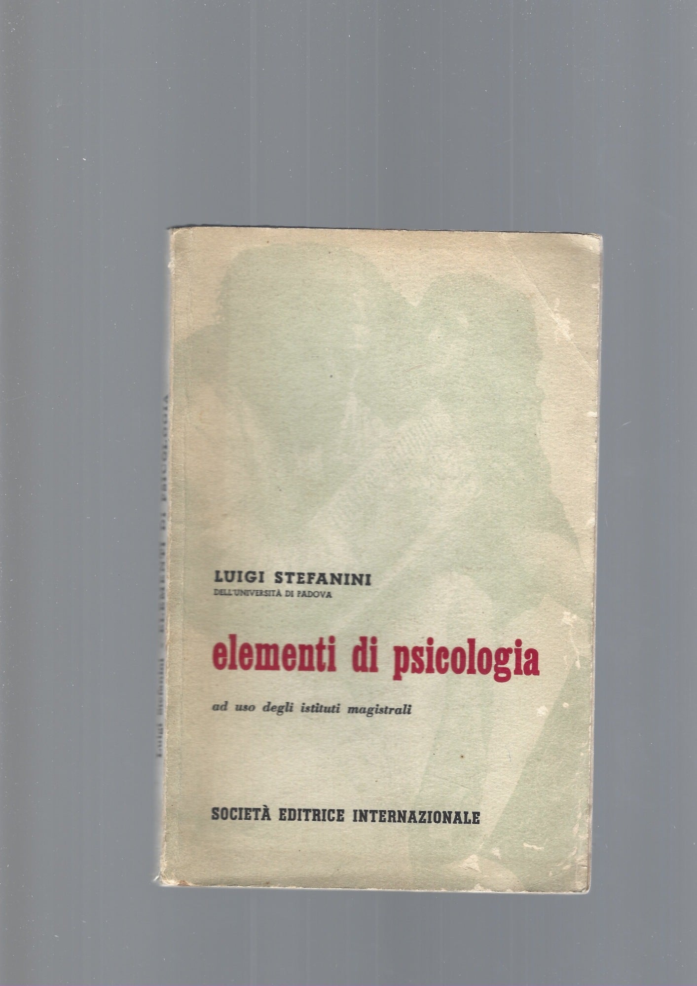 ELEMENTI DI PSICOLOGIA - copertina