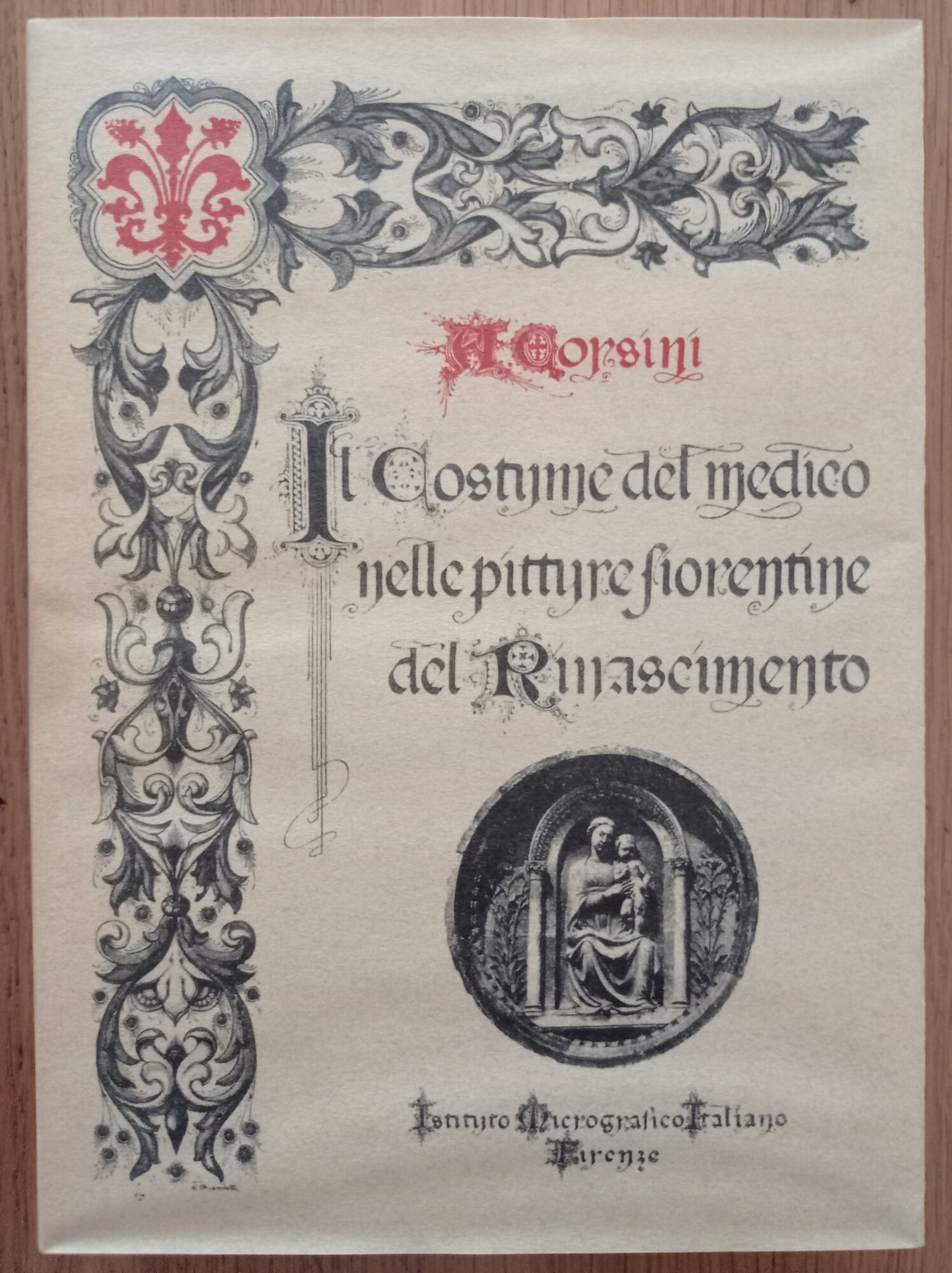 Il costume del medico nelle pitture fiorentine del Rinascimento - copertina