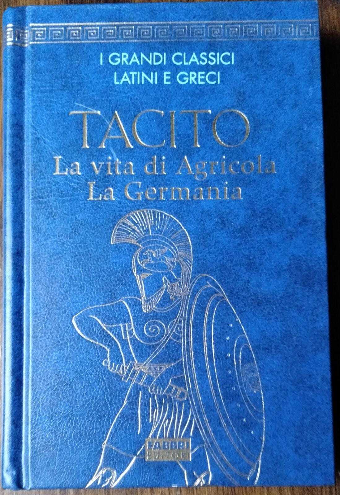 TACITO La vita di Agricola La Germania - copertina