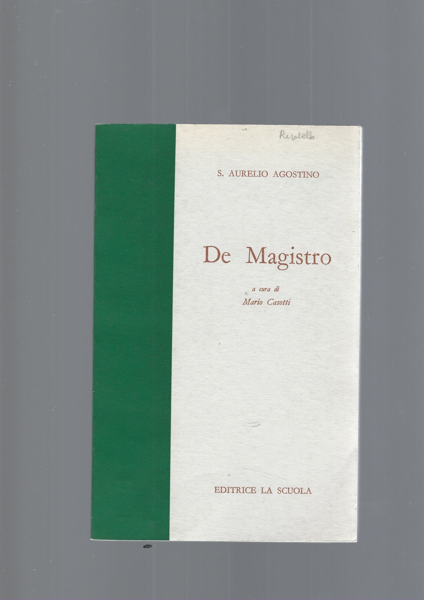 DE MAGISTRO - copertina