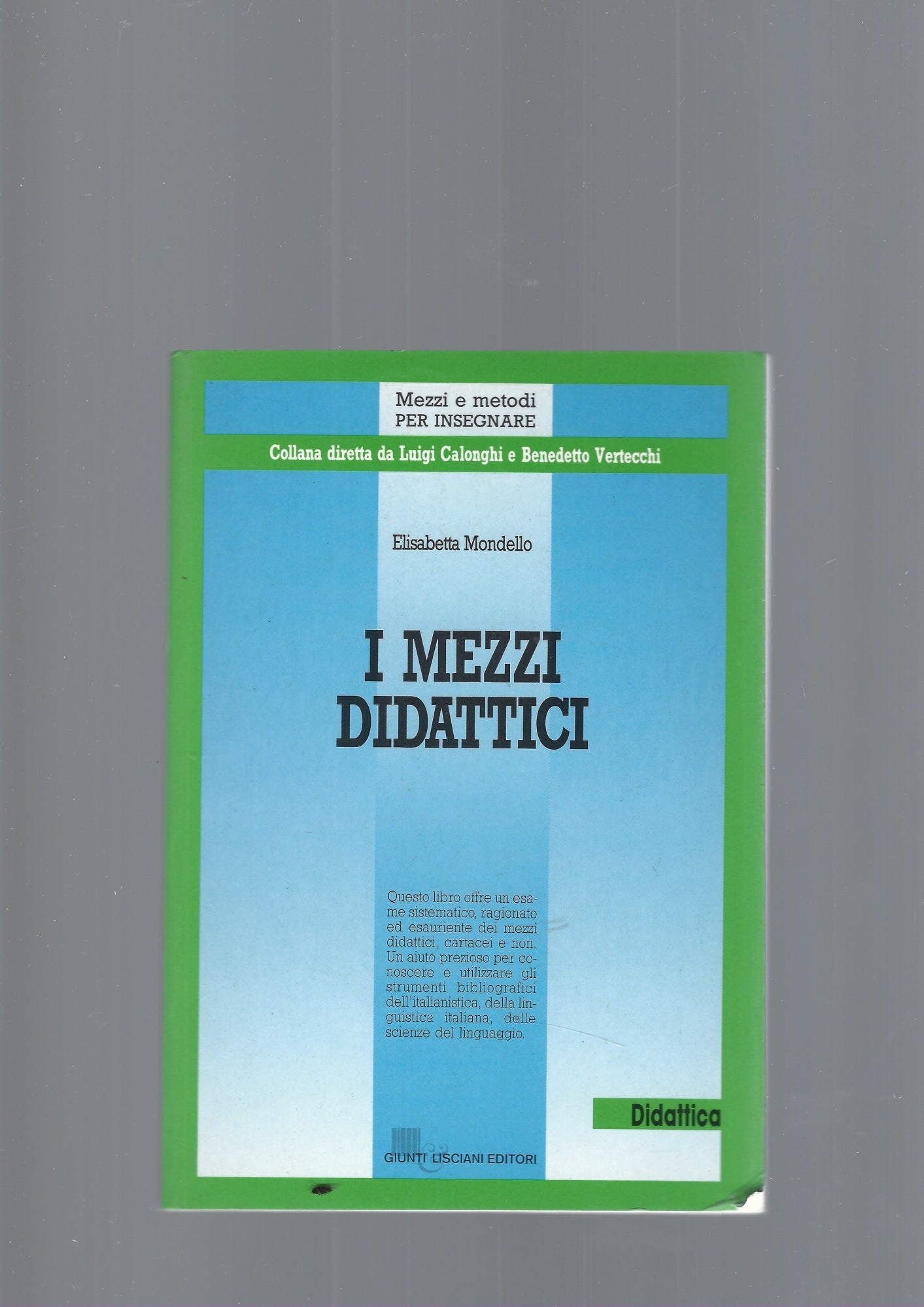 I MEZZI DIDATTICI - copertina