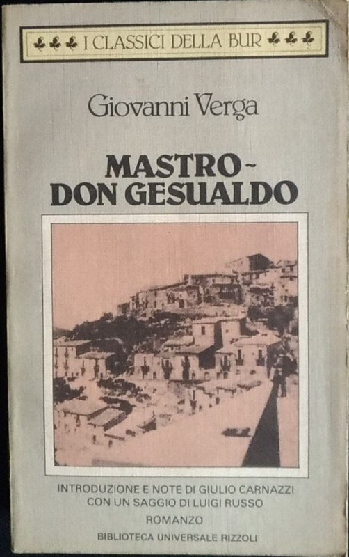 Mastro Don Gesualdo - copertina