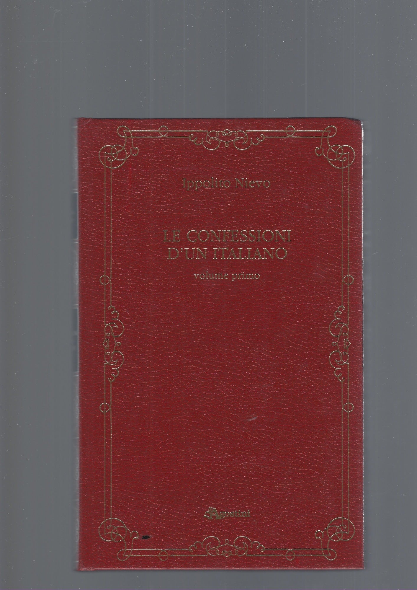 LE CONFESSIONI DI UN ITALIANO - copertina