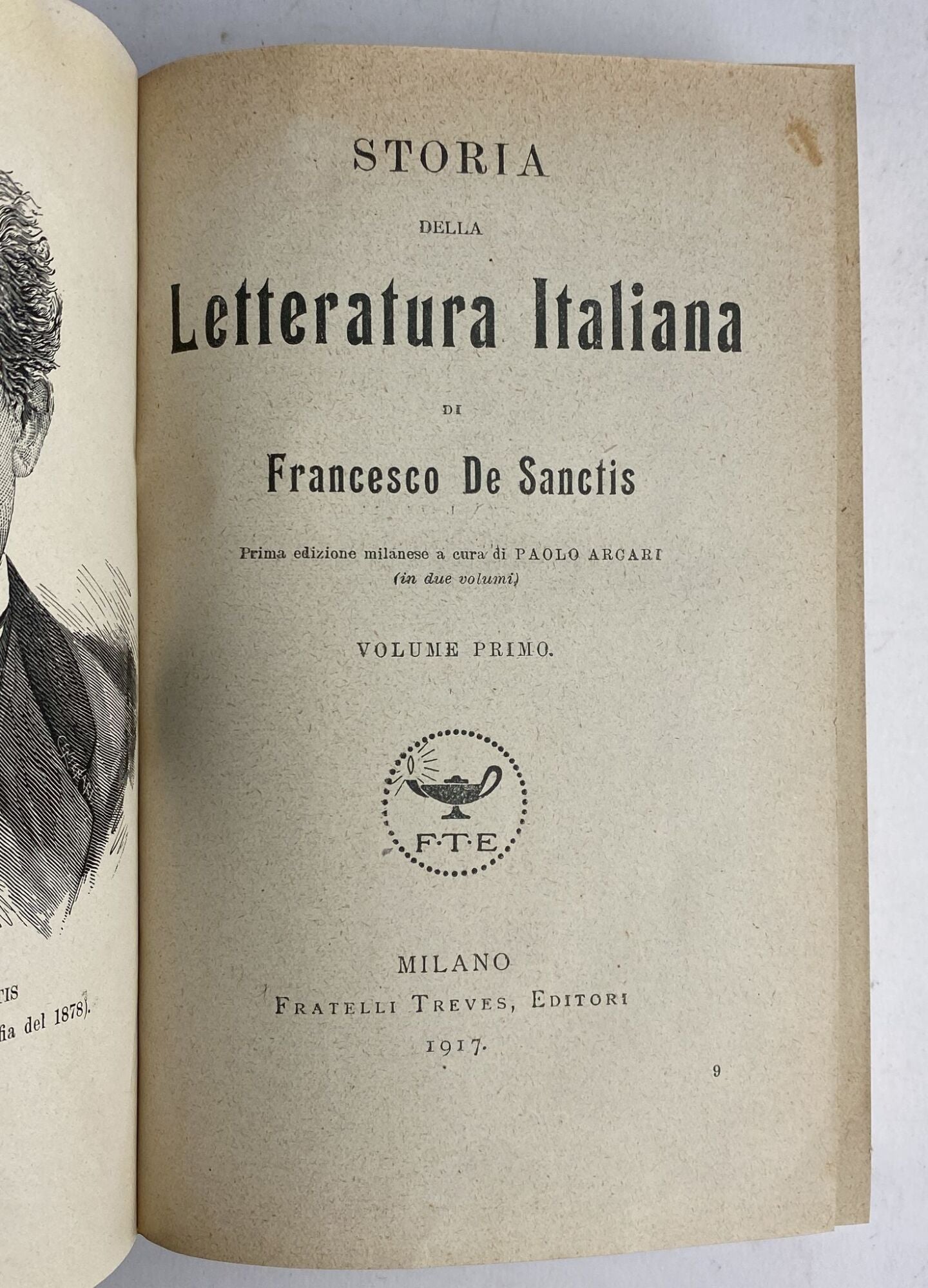 Storia della letteratura italiana. Vol. 1 - copertina