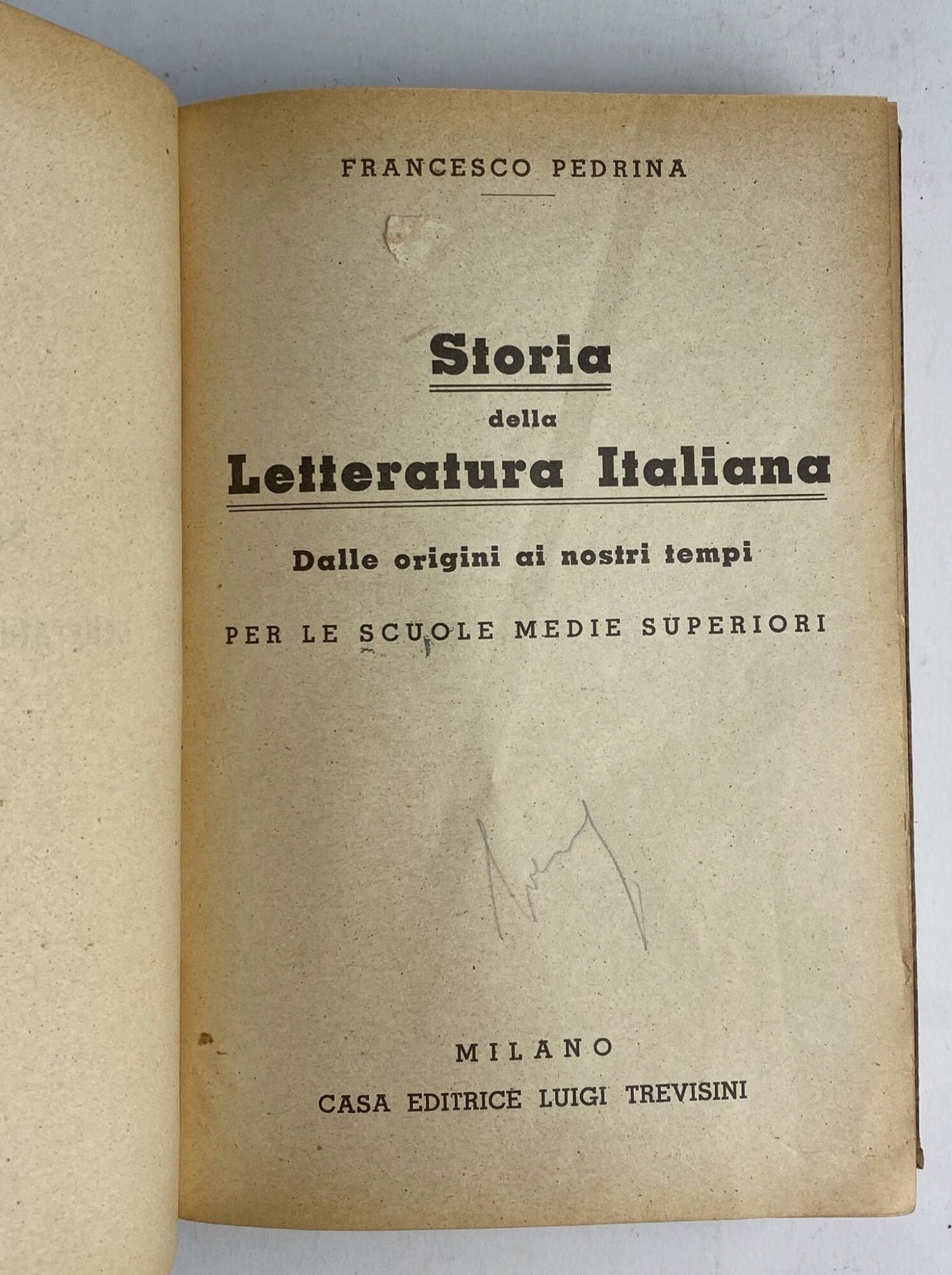 Storia della letteratura italiana. Dalle origini ai nostri tempi - copertina