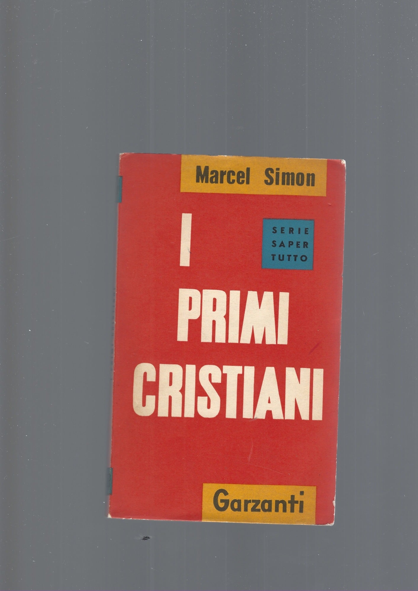 I PRIMI CRISTIANI - copertina