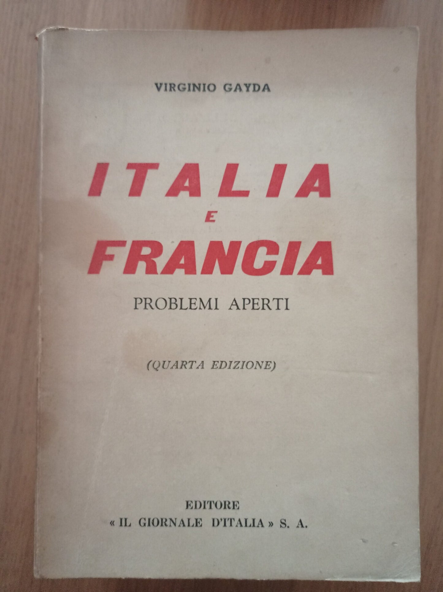 Italia e Francia problemi aperti - copertina