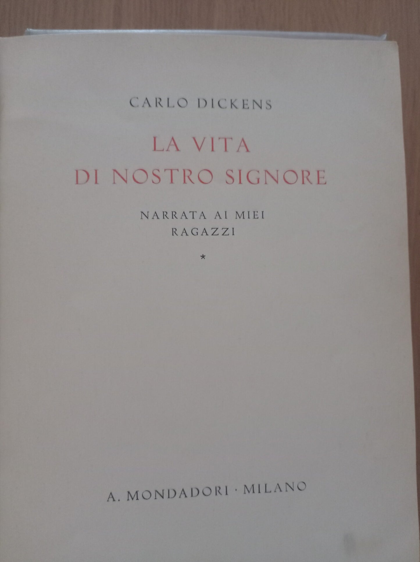 La vita di nostro signore - copertina