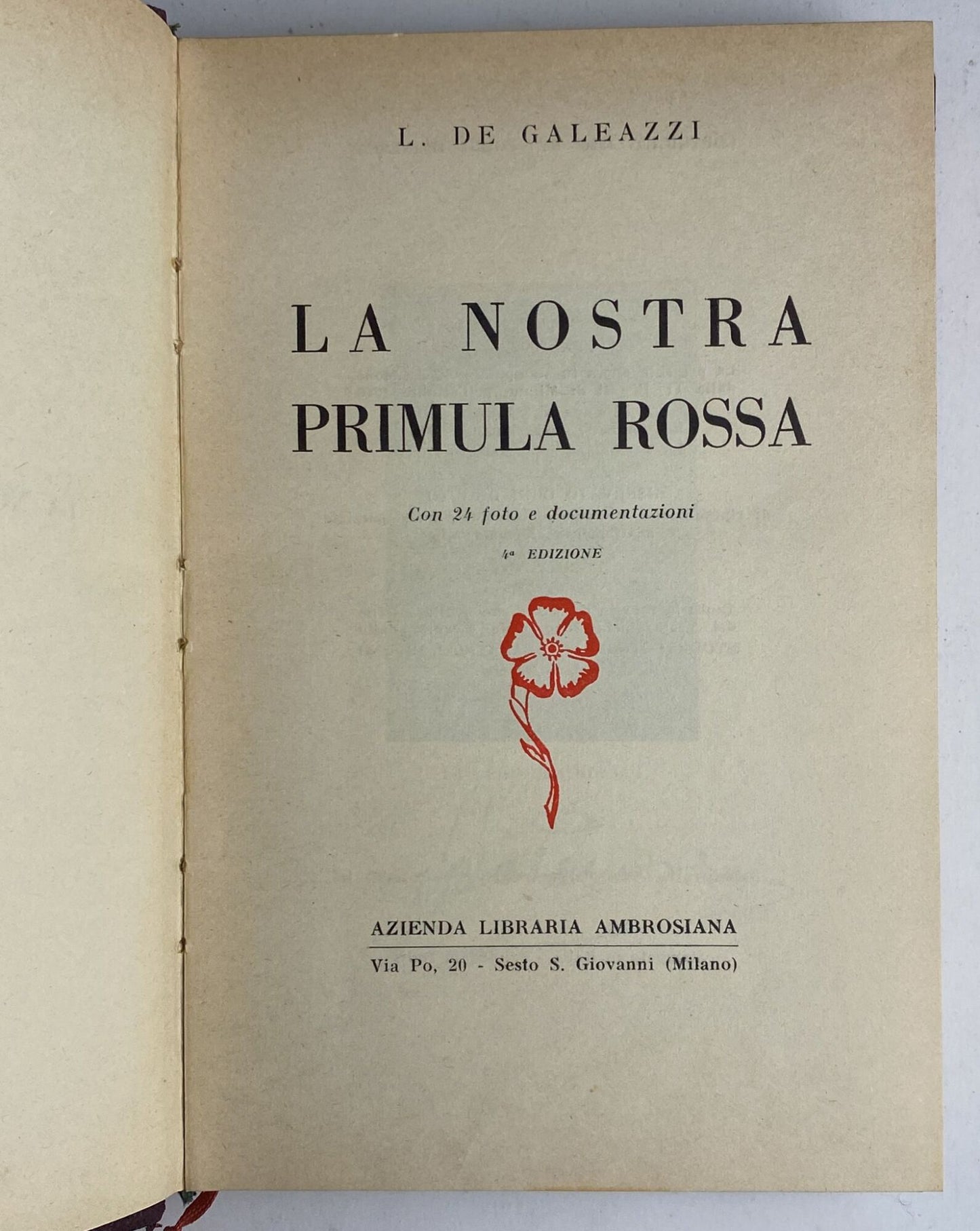 La nostra Primula Rossa - copertina