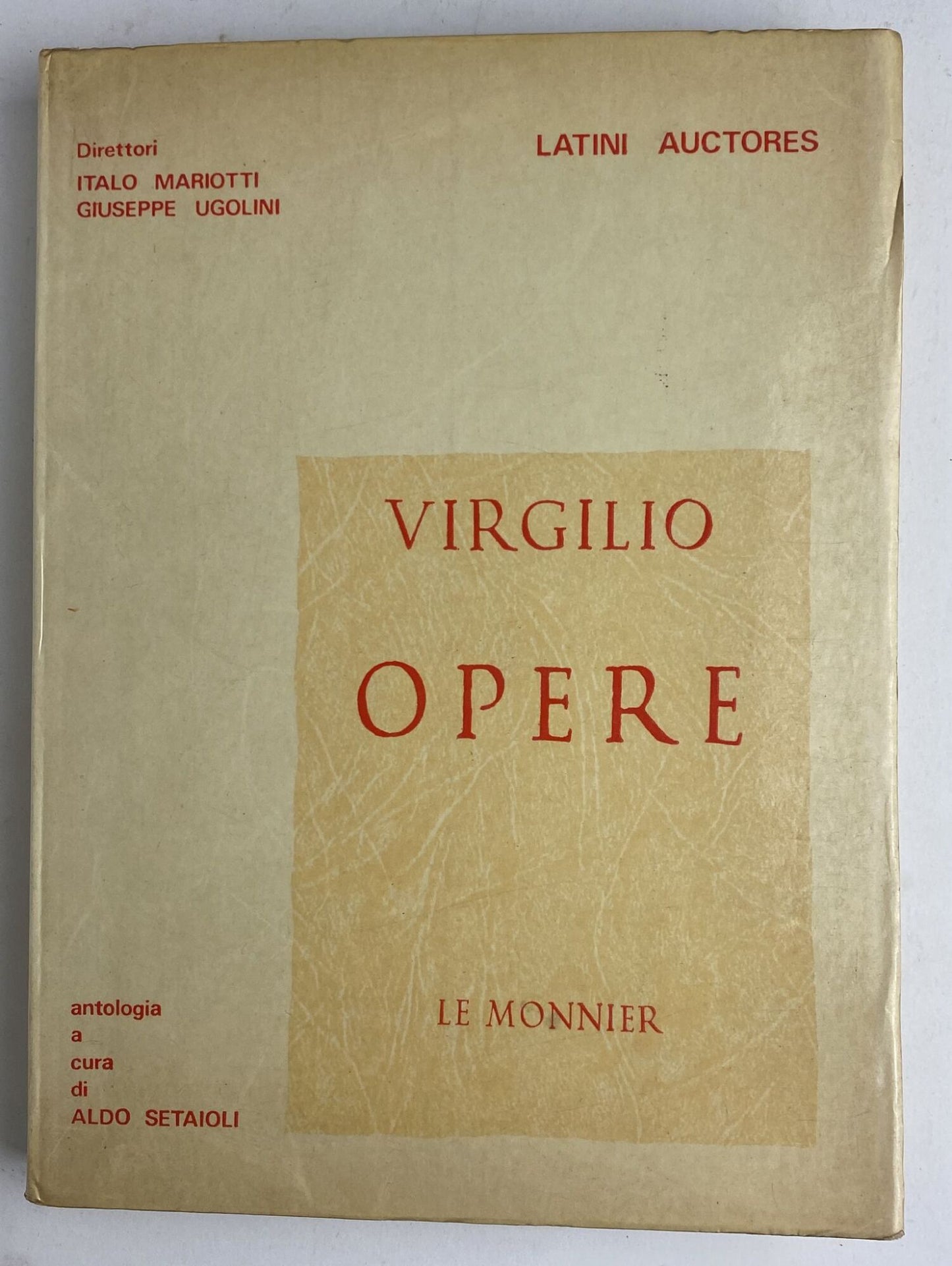 Virgilio. Opere - copertina