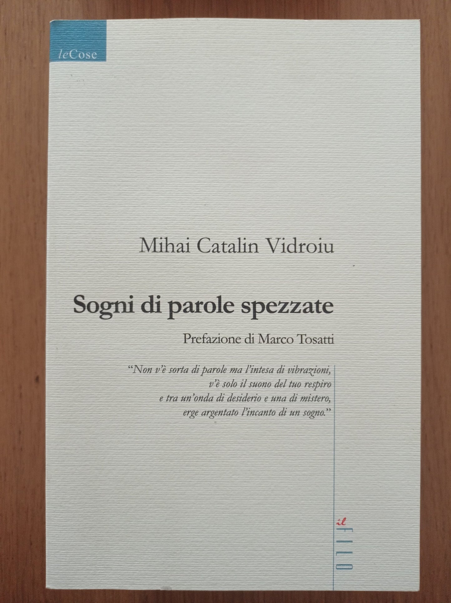 Sogni di parole spezzate - copertina