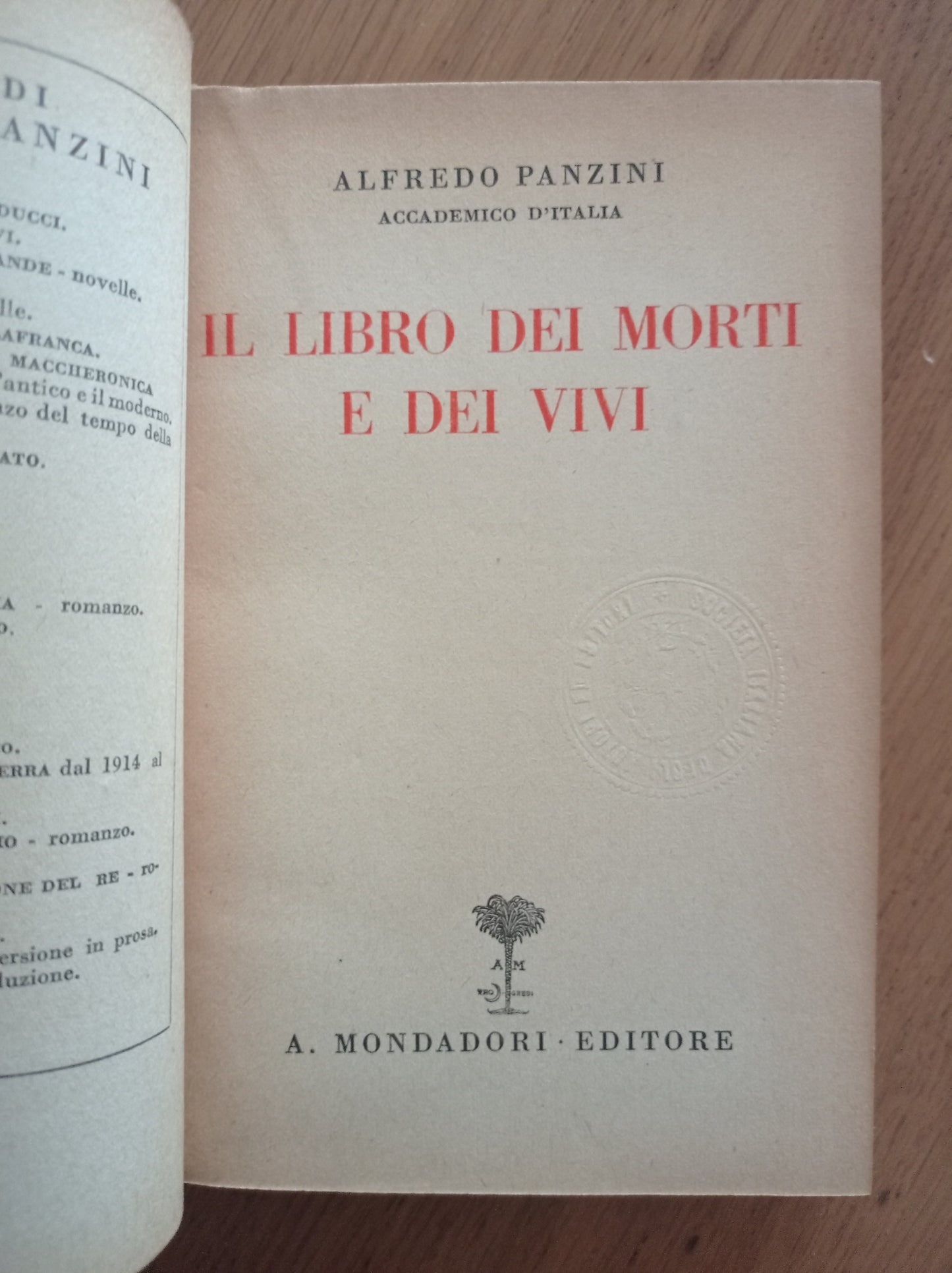 Il libro dei morti e dei vivi - copertina
