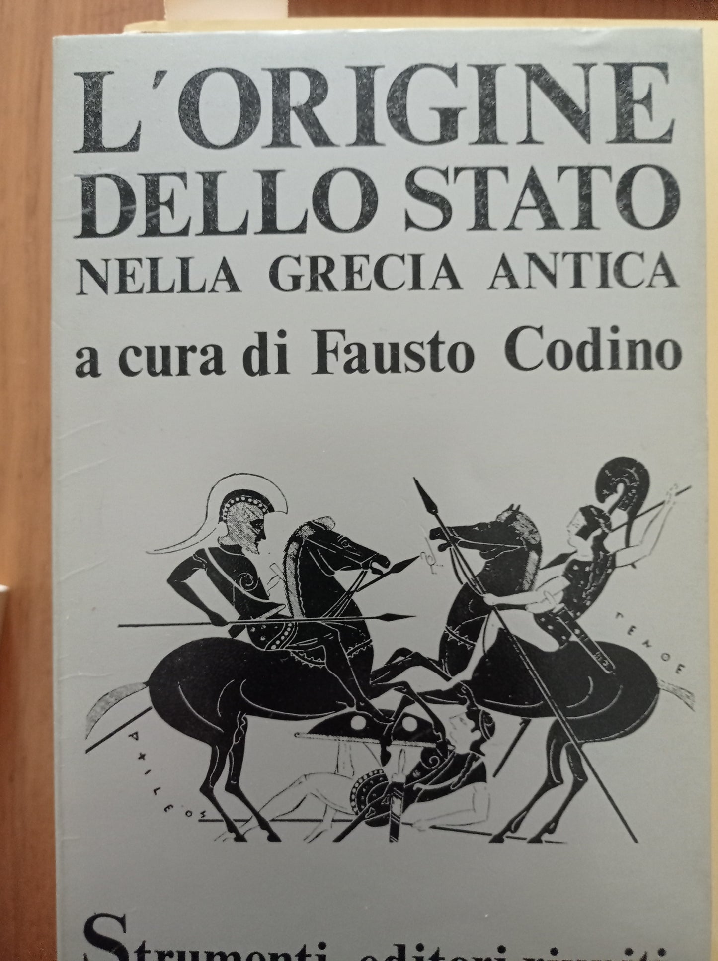 L'origine dello Stato nella Grecia Antica - copertina