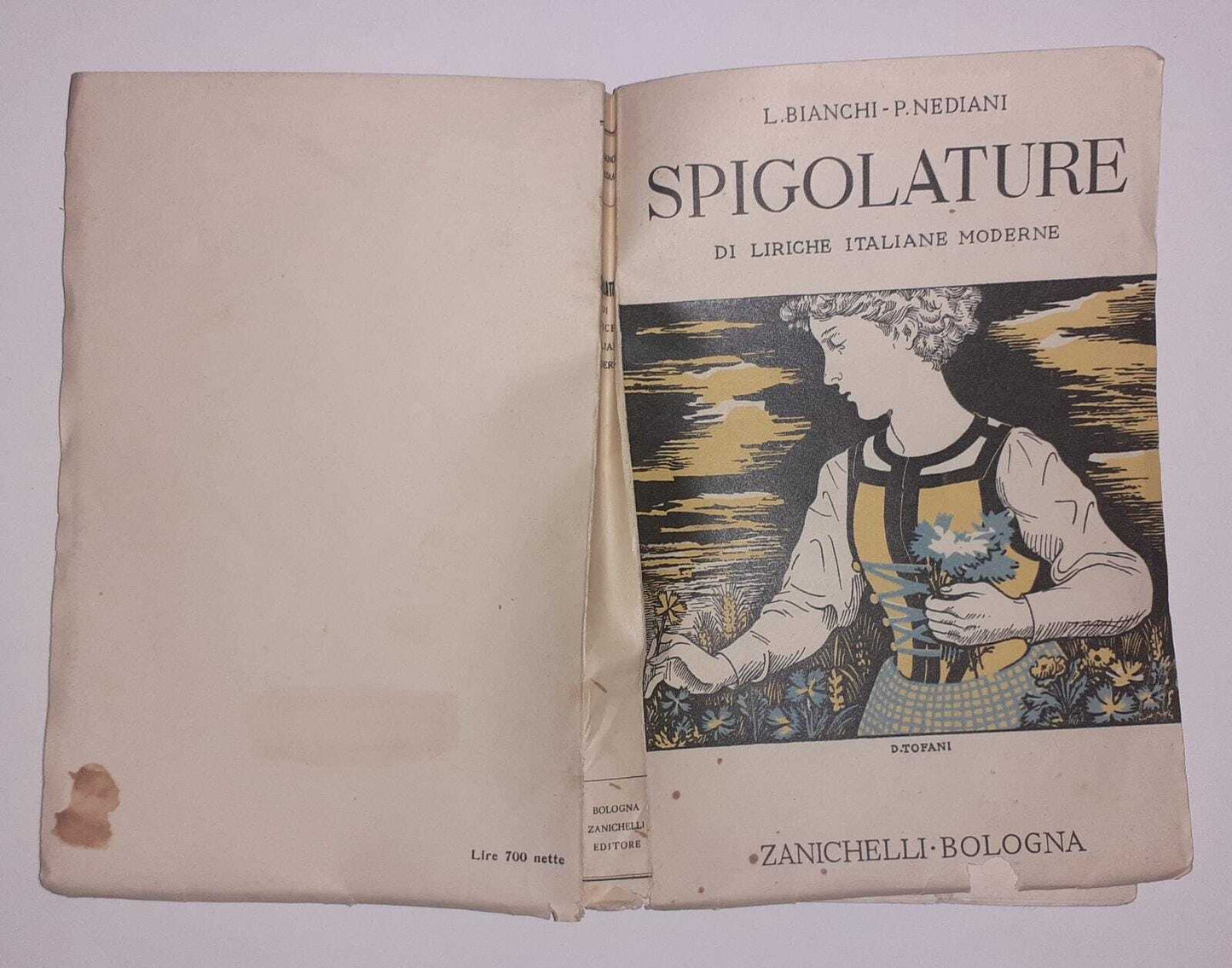 Spigolature di liriche italiane moderne - copertina
