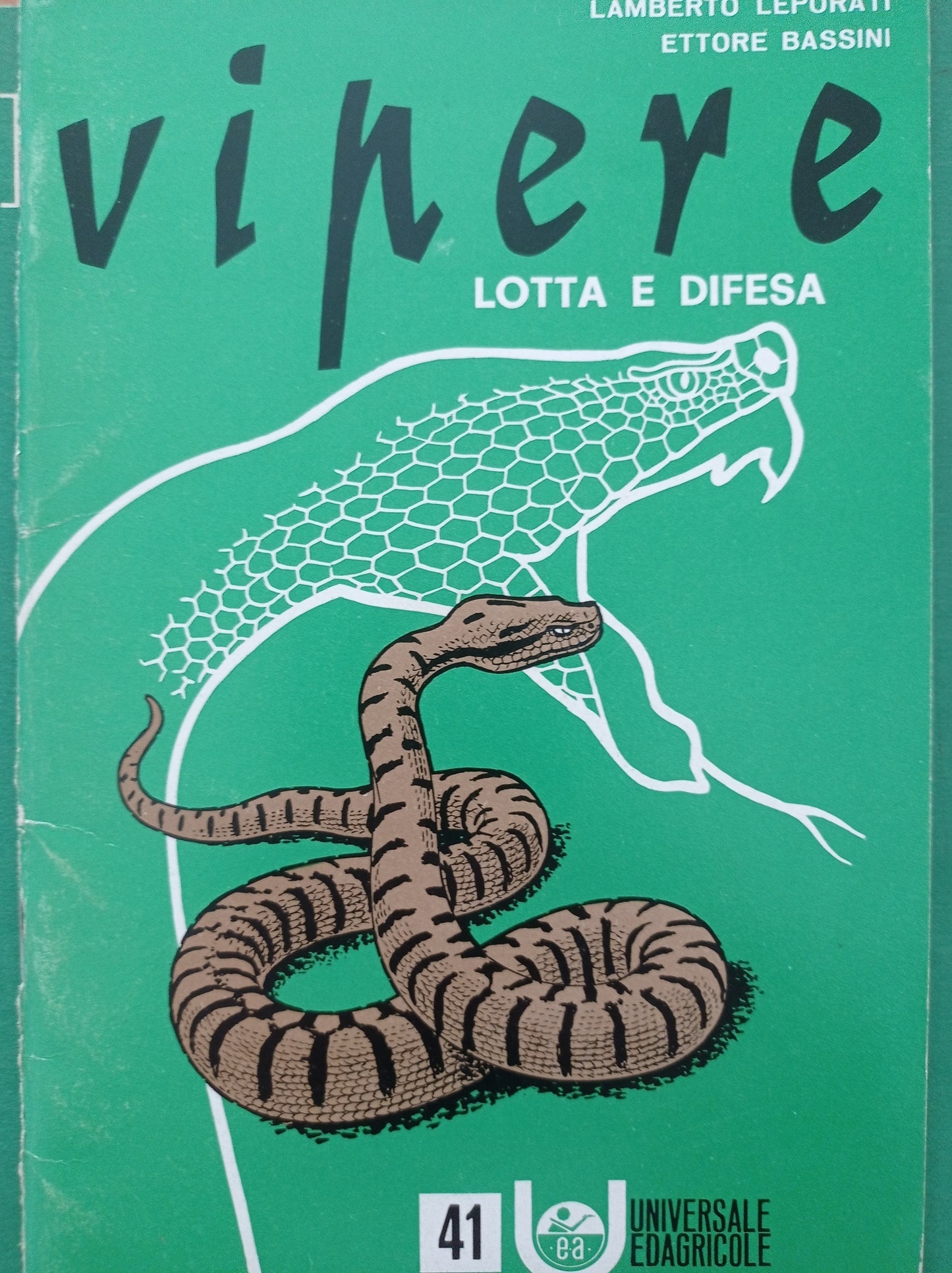 Vipere lotta e difesa - copertina