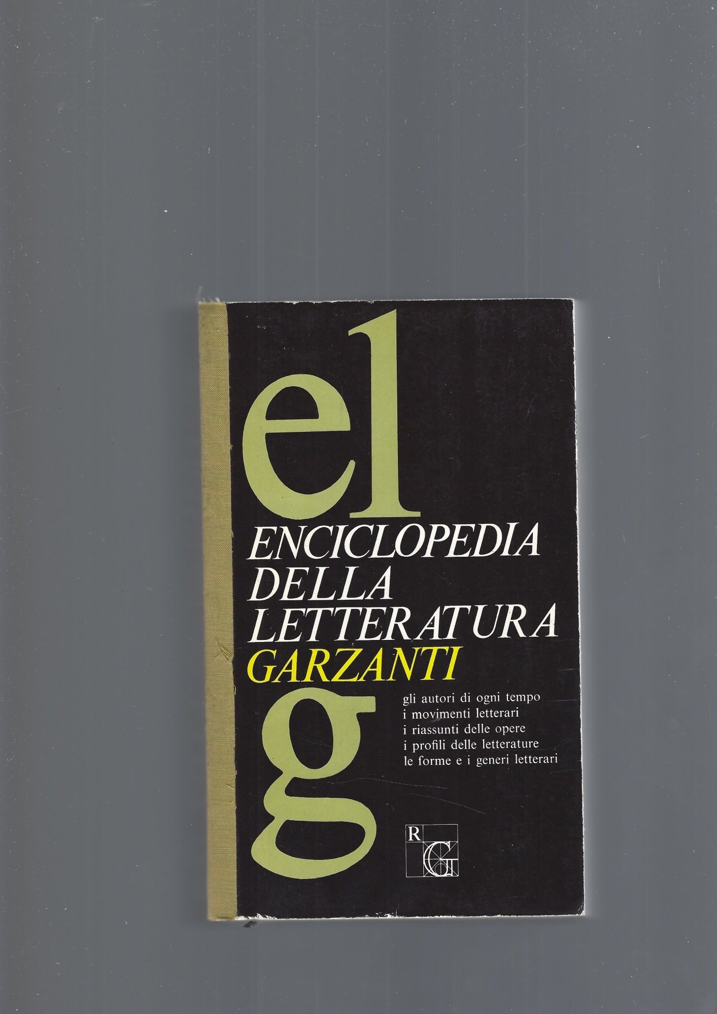 ENCICLOPEDIA DELLA LETTERATURA - copertina