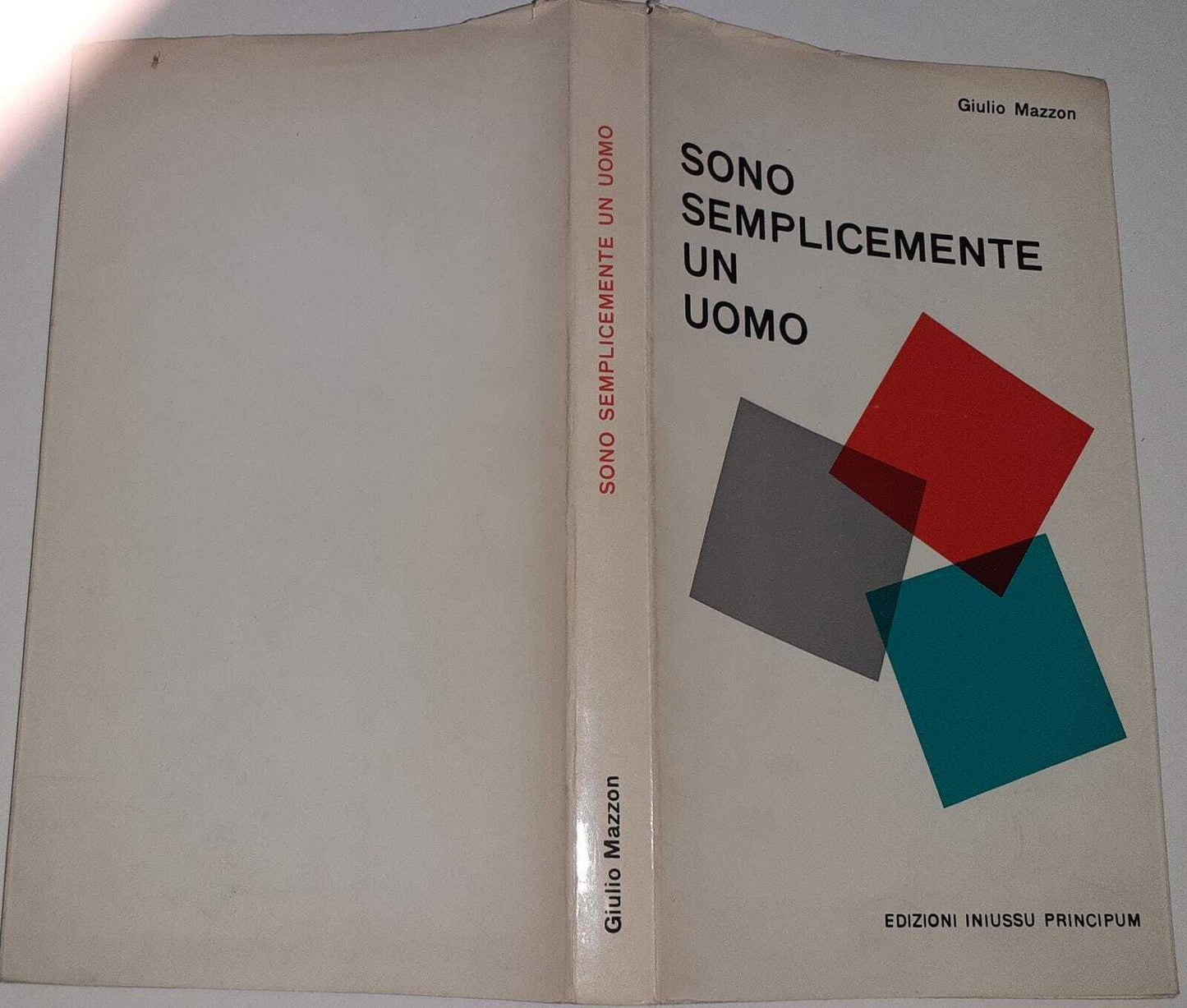 Sono semplicemente un uomo - copertina