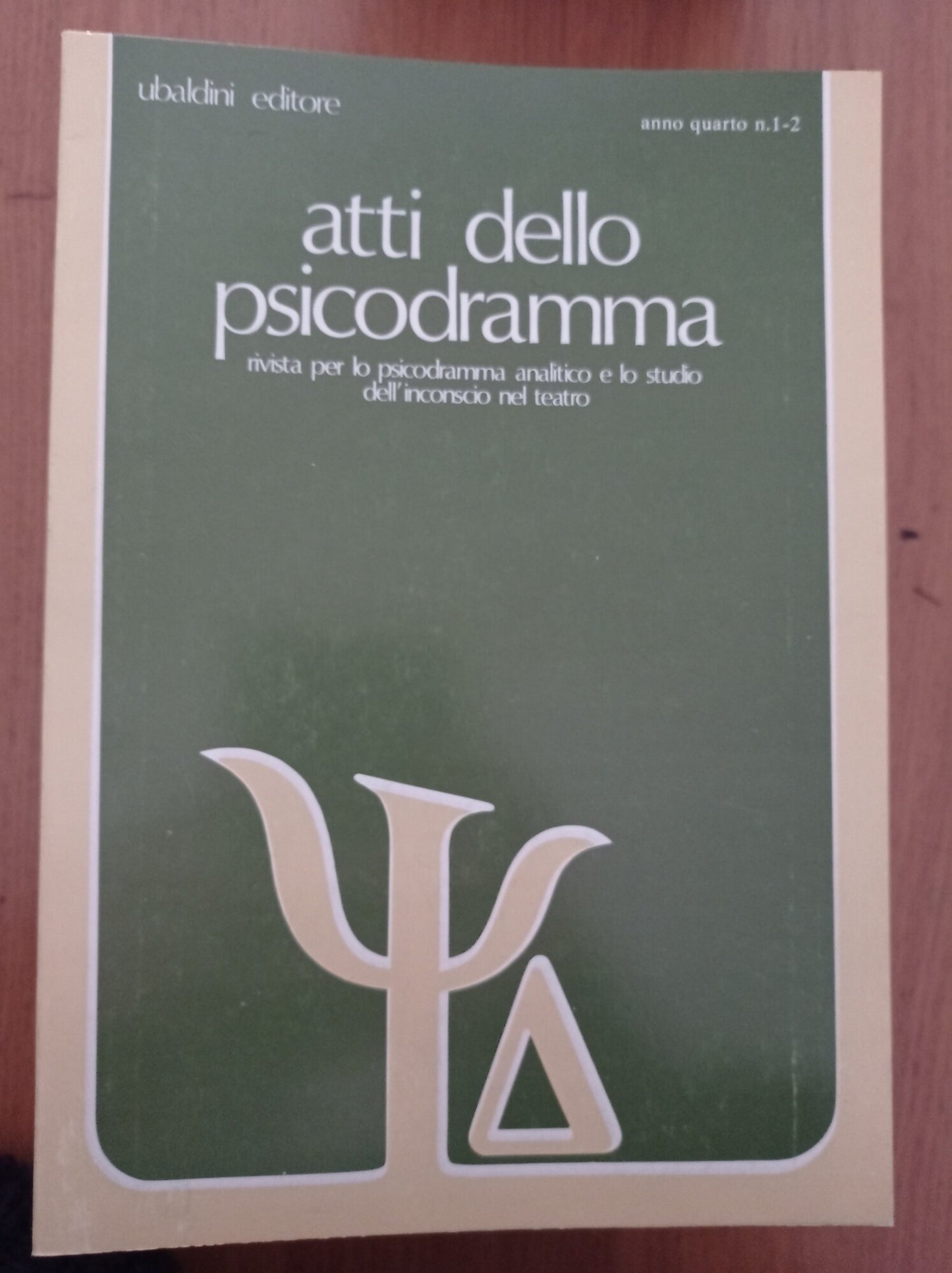 Atti dello psicodramma - copertina