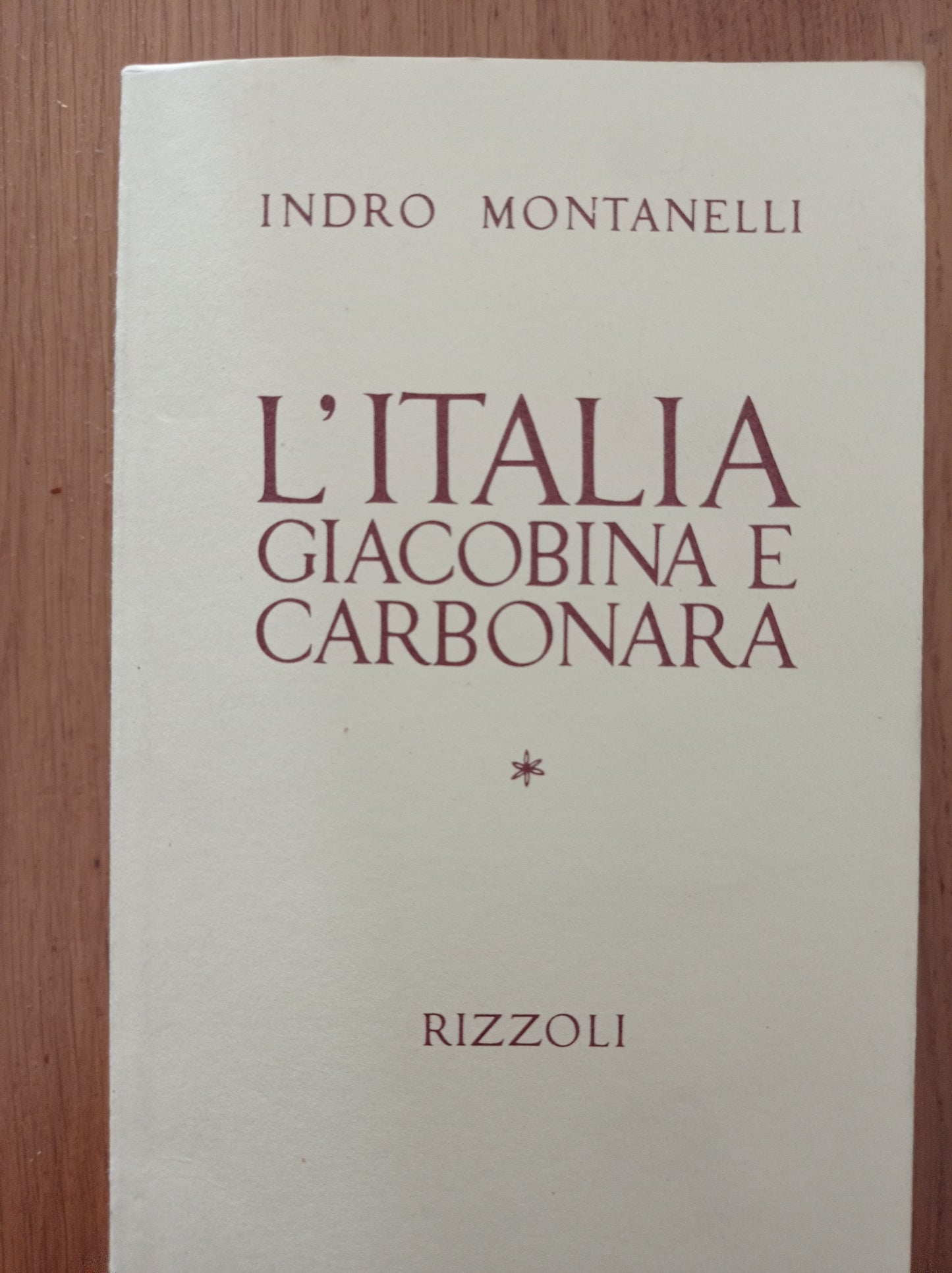 L'Italia giacobina e carbonara - copertina