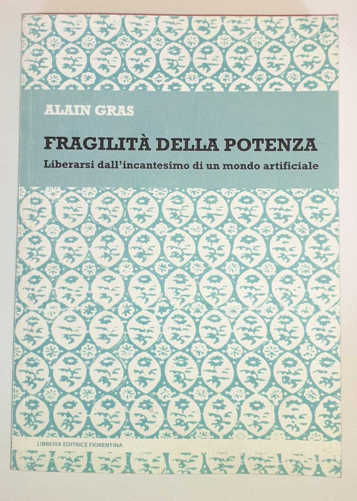 Fragilità della potenza. Liberarsi dall'incantesimo di un mondo artificiale - copertina