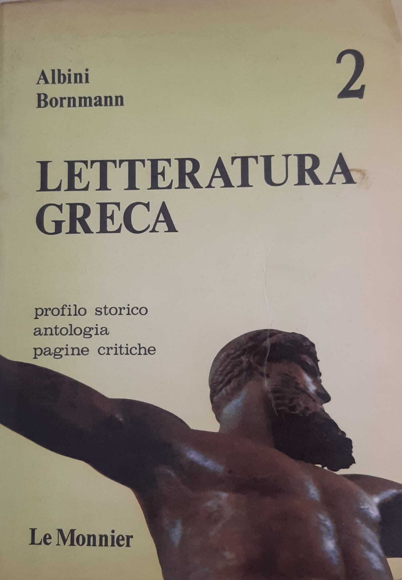 Letteratura greca 2 - copertina