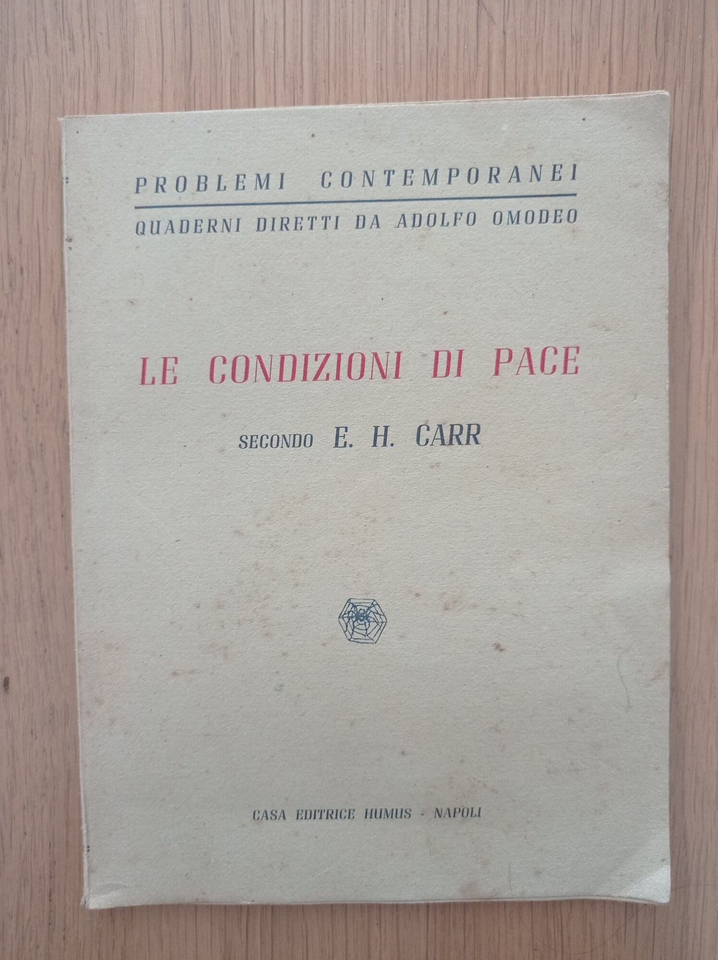 Le condizioni di pace - copertina