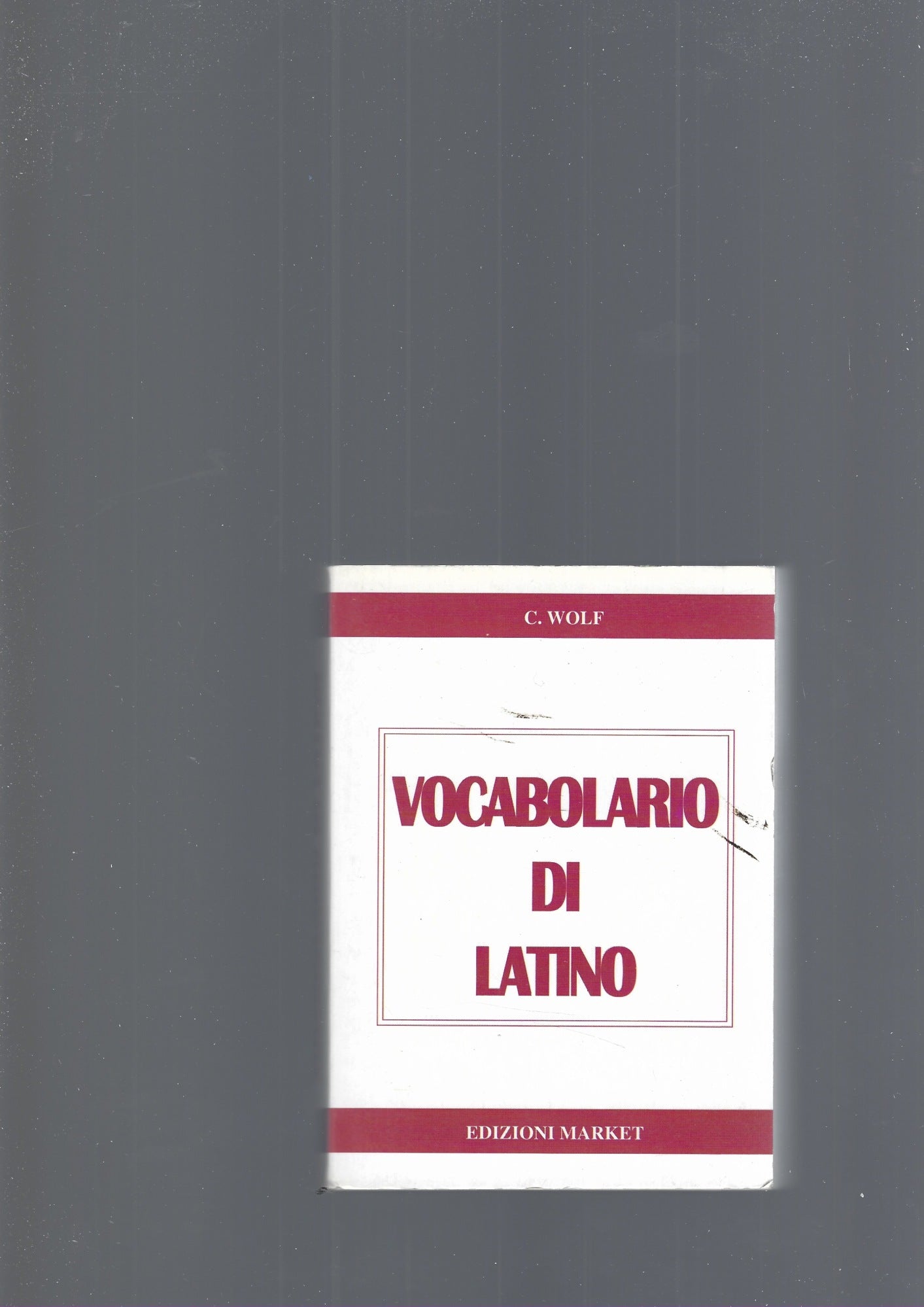 DIZIONARIO DI LATINO - copertina