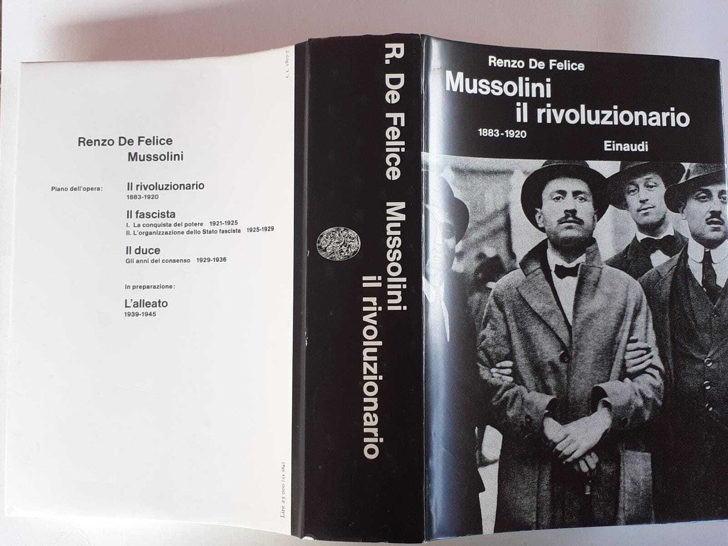 Mussolini il rivoluzionario 1883-1920 - copertina