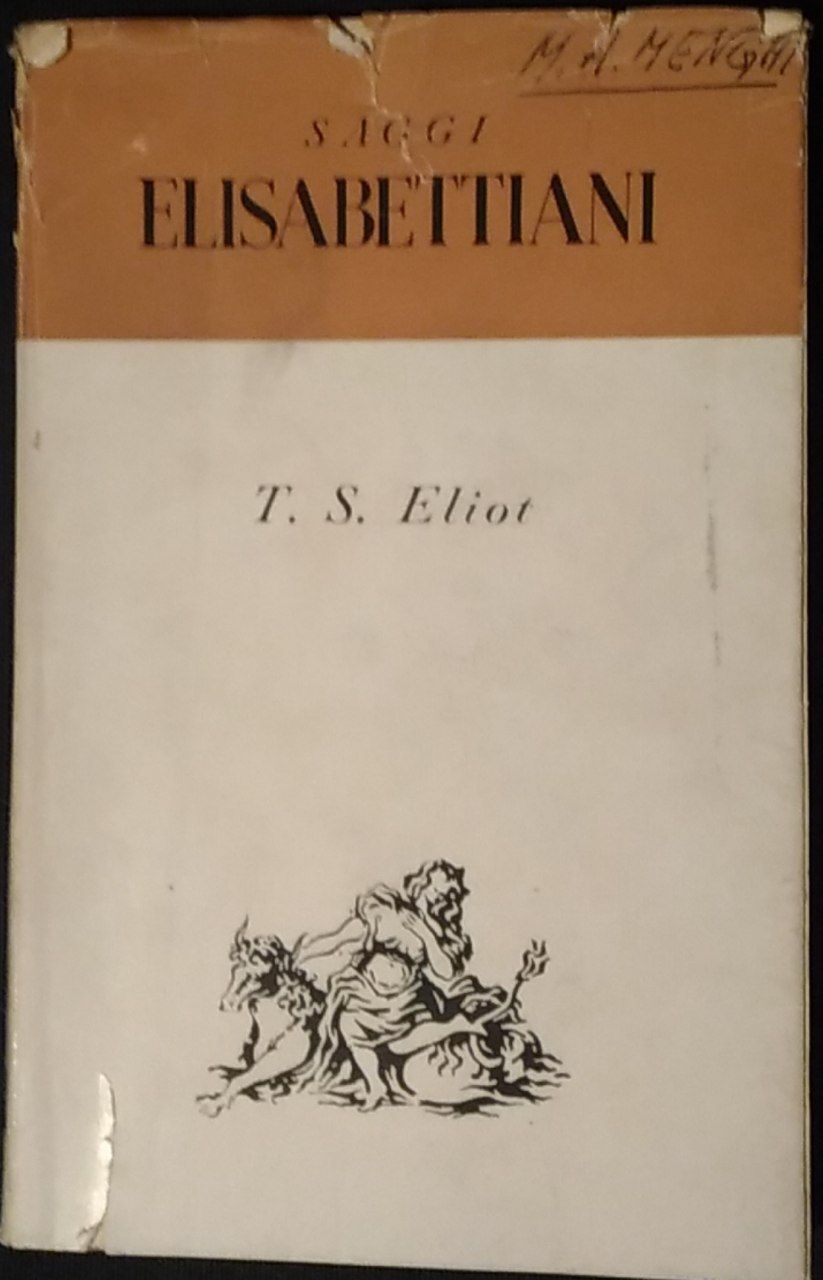 Saggi Elisabettiani - copertina