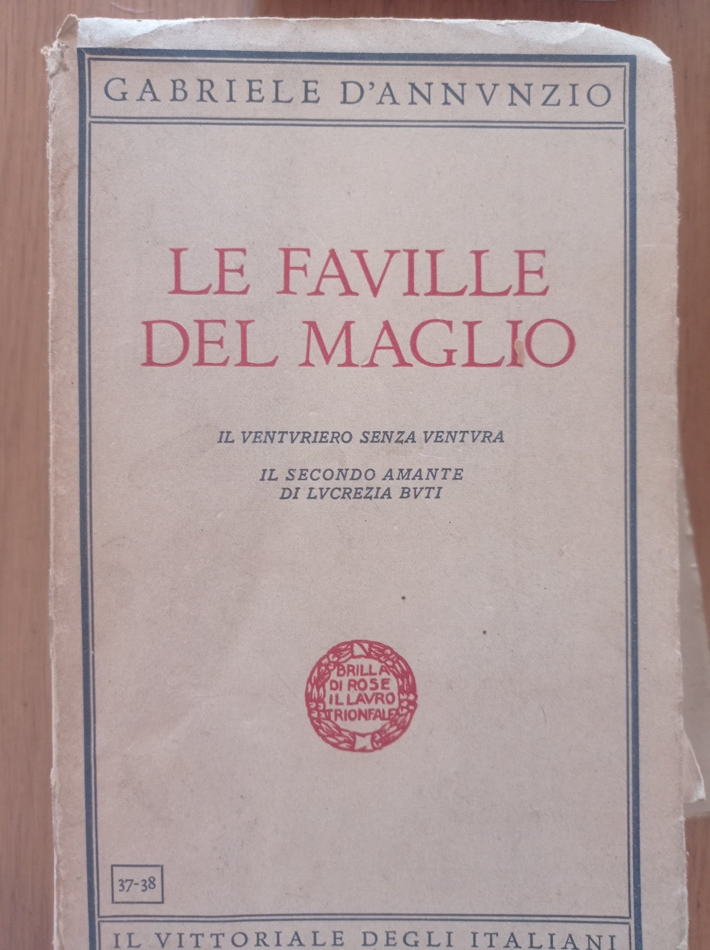 Le faville del maglio - copertina