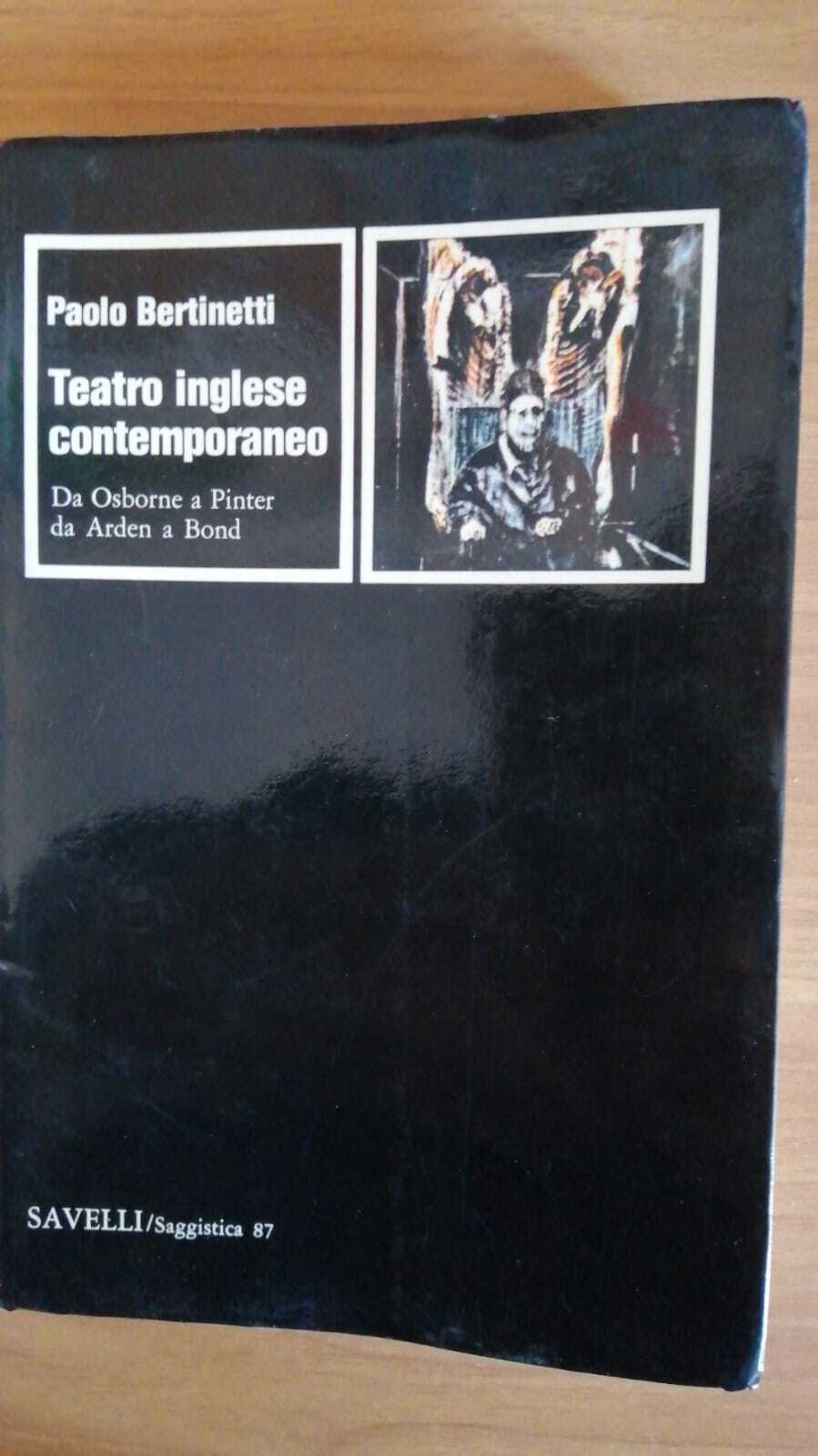 Teatro inglese contemporaneo - copertina