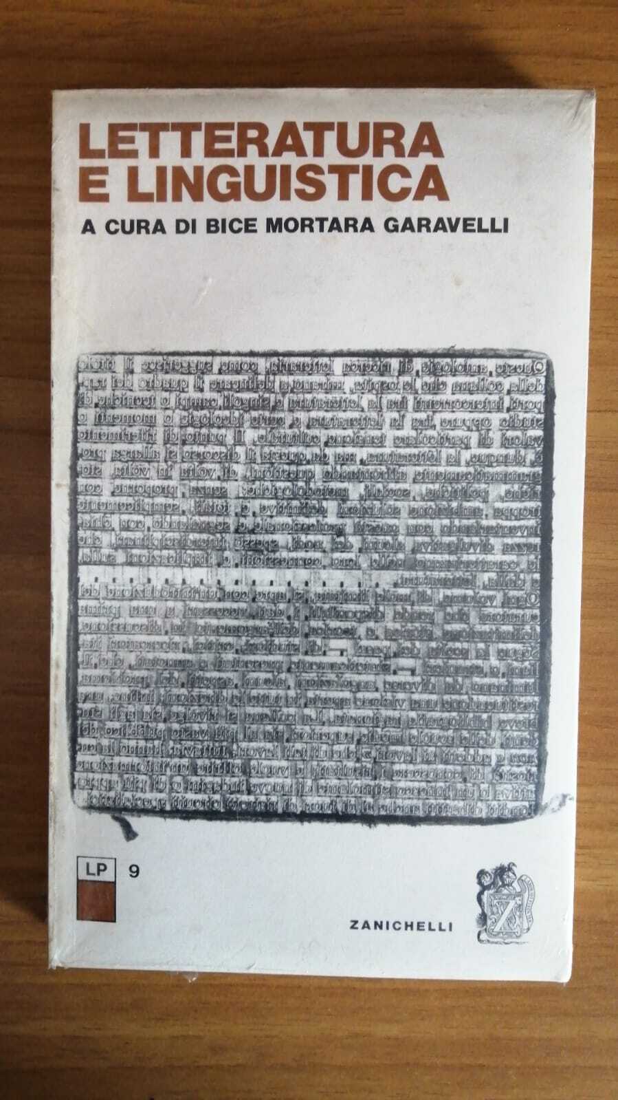 Letteratura e linguistica - copertina