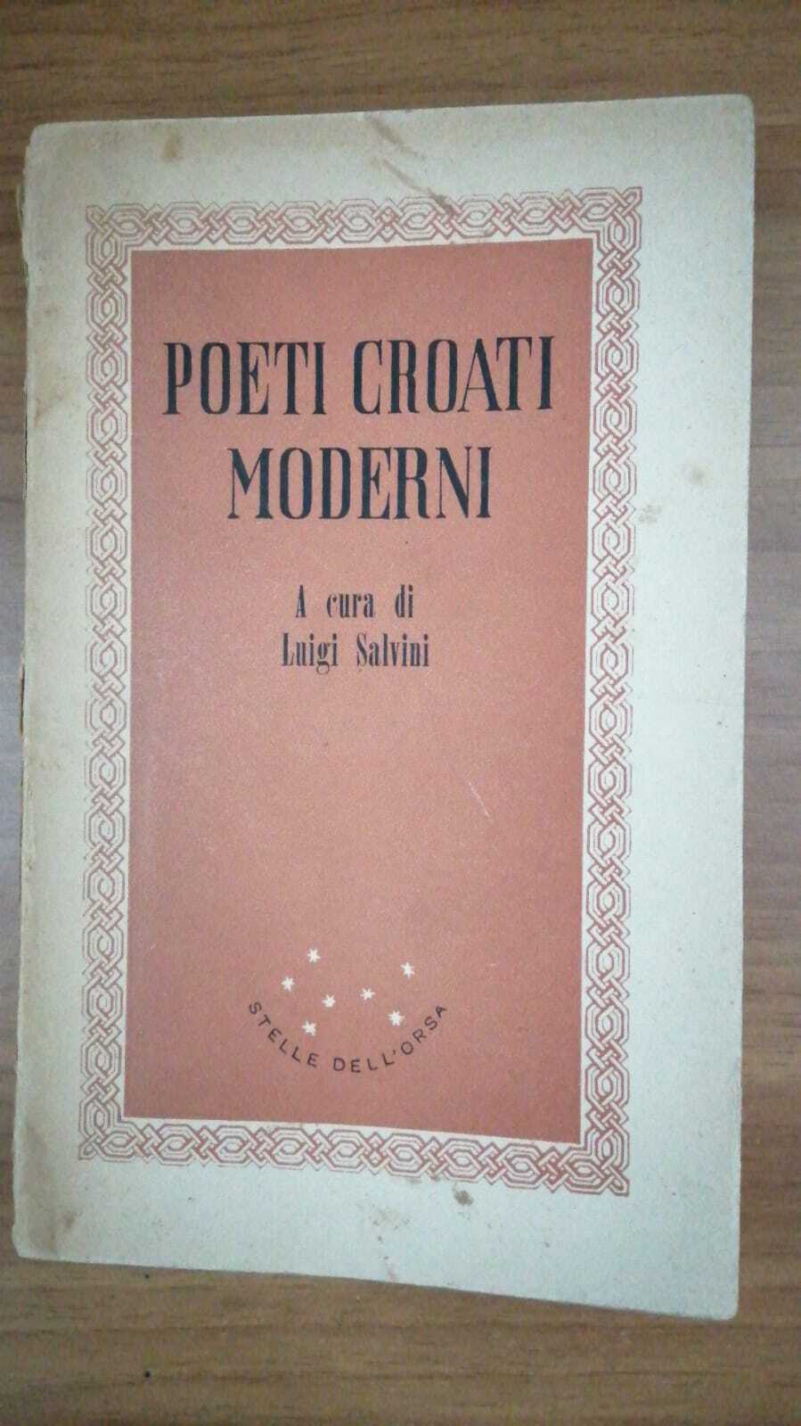 Poeti croati moderni - copertina